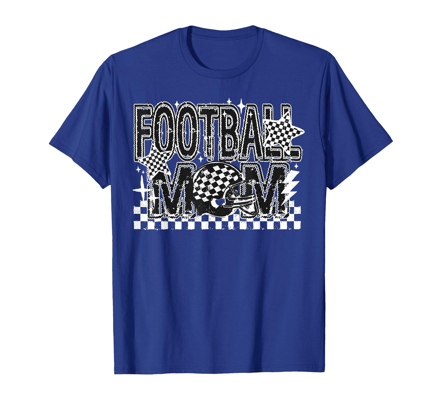 Football Mama Fall Retro Football Mom Game Day Cheer Season T-Shirt