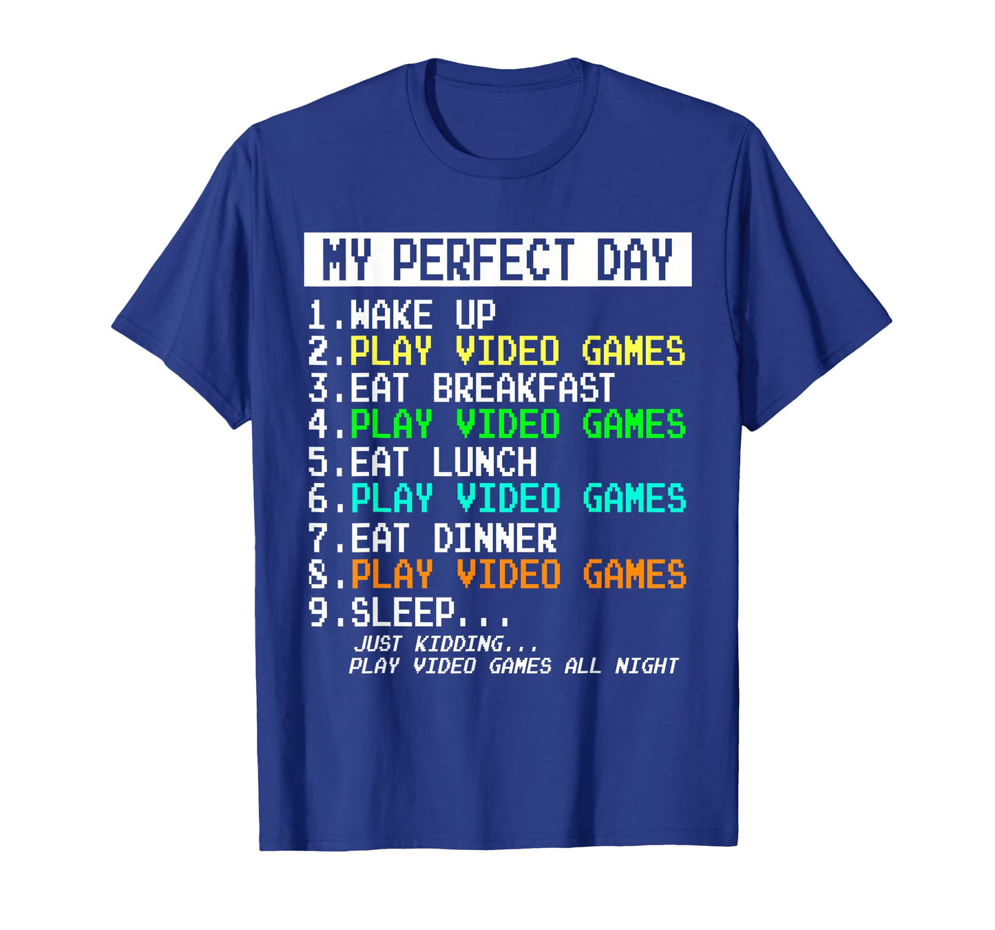 Gaming Apparel Video Game Gamer Gifts Men Boy Funny Humor T-Shirt