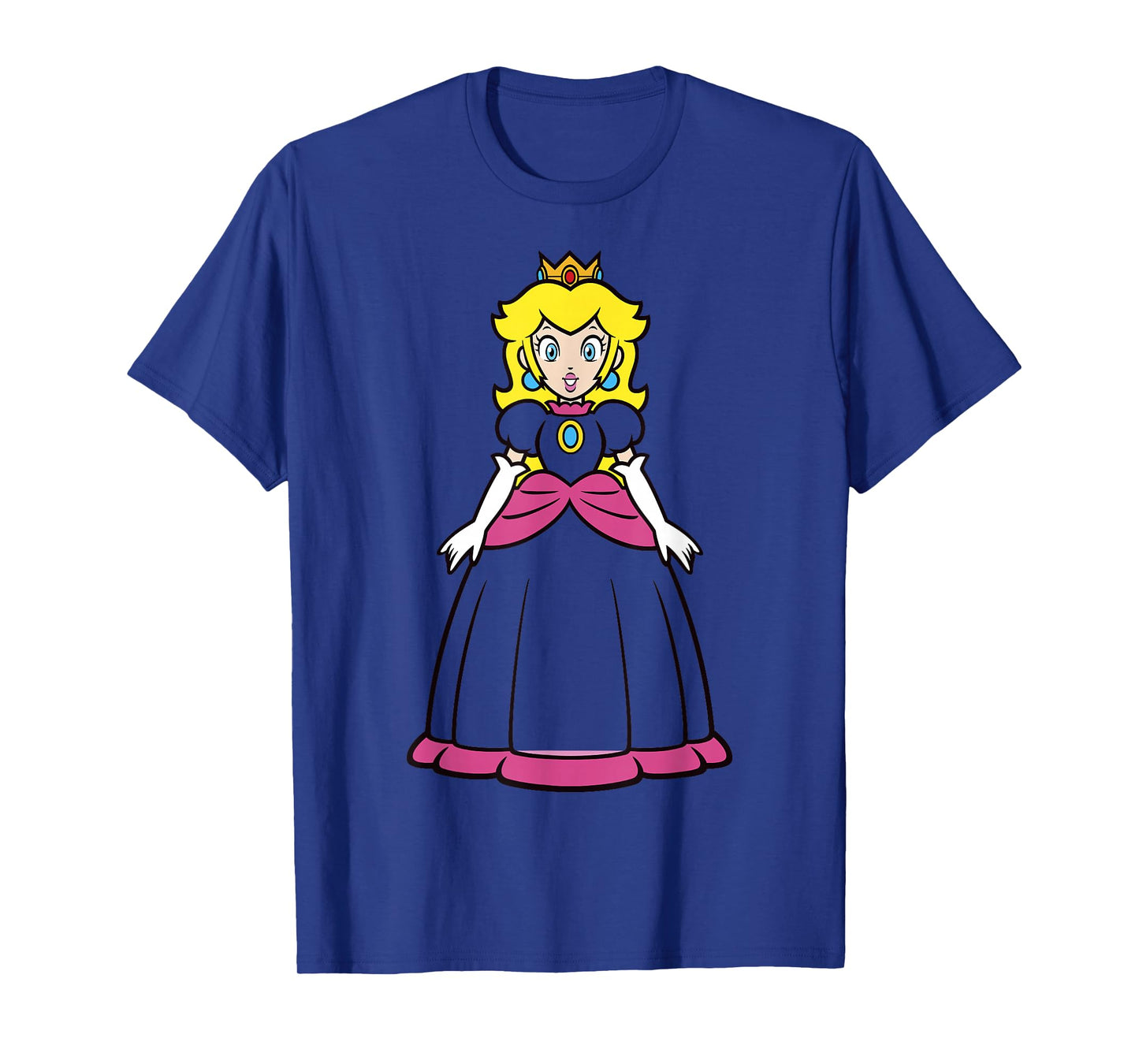 Super Mario Princess Peach Simple Portrait T-Shirt