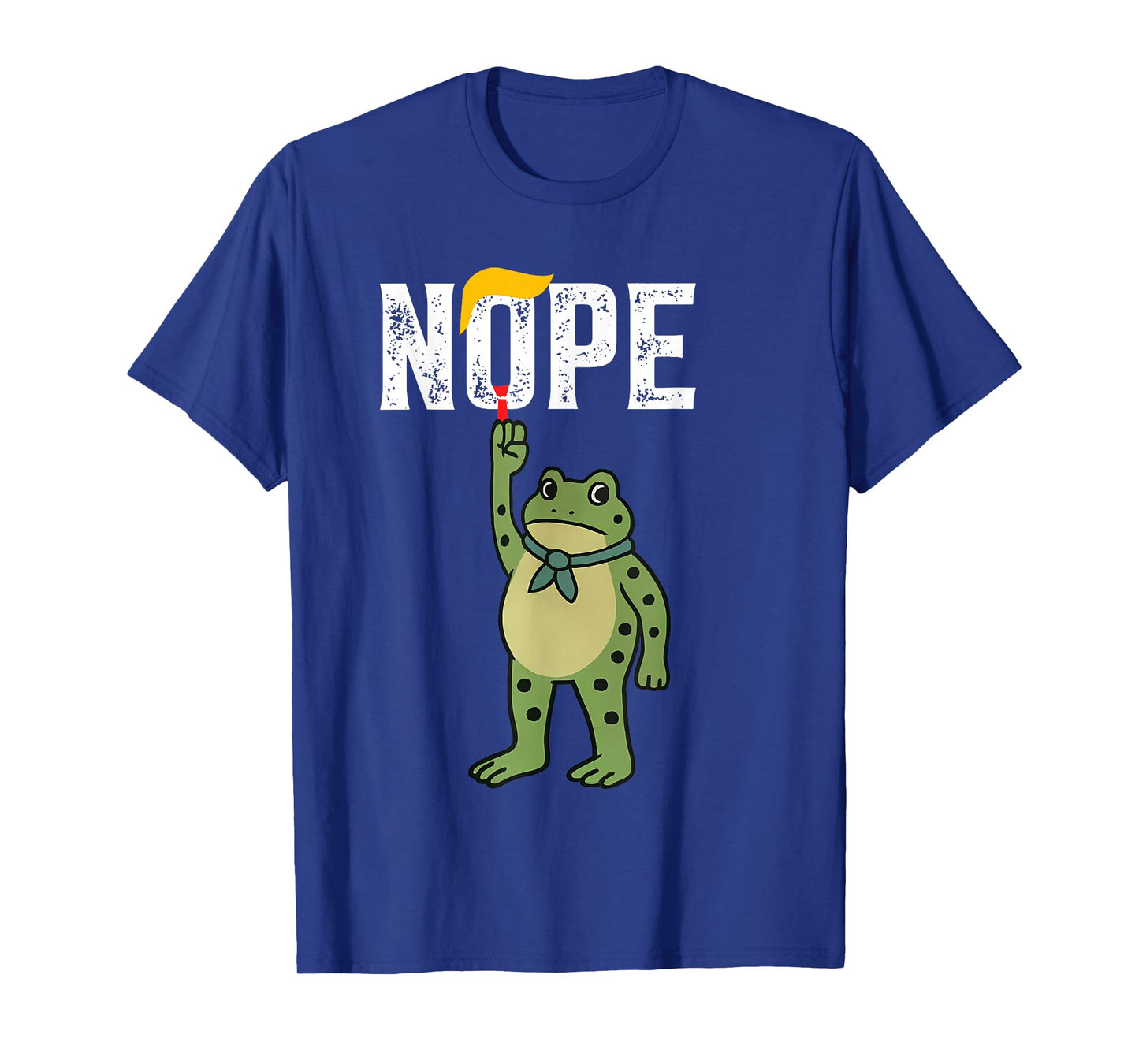 Nope Funny No Kings - Portland Frog Protest T-Shirt