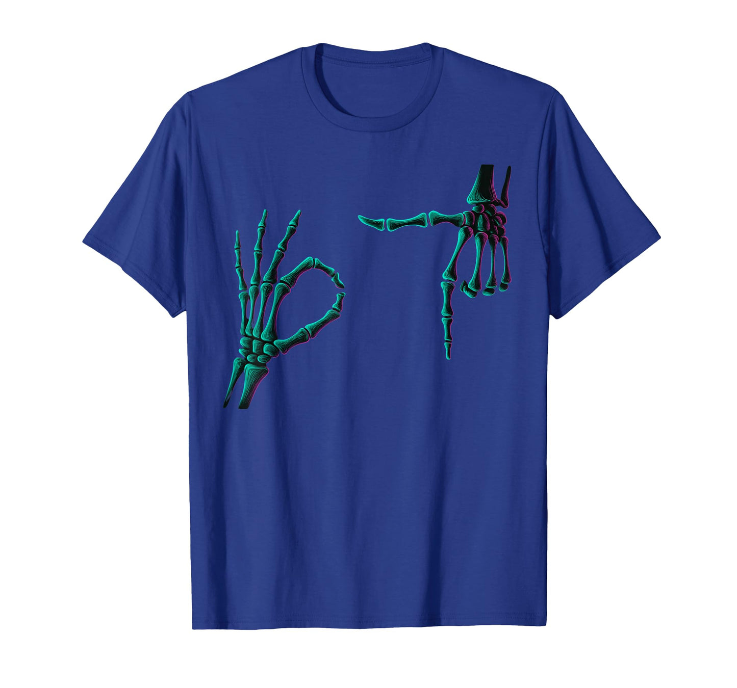 67 Meme Skeleton Hands 6 7 Halloween Six Seven Funny Meme T-Shirt