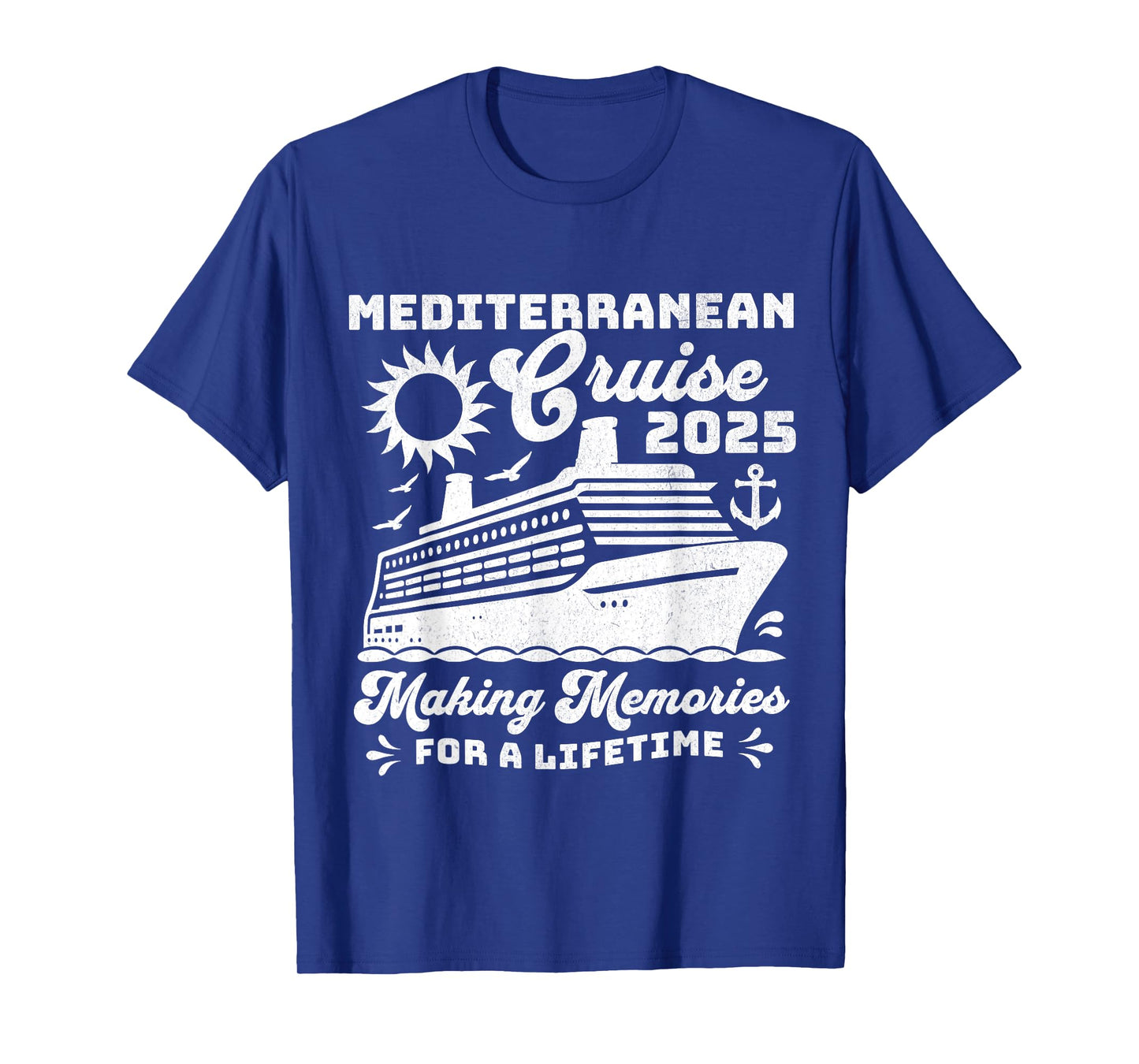 Mediterranean Cruise 2025 Matching Family Group Vacation T-Shirt