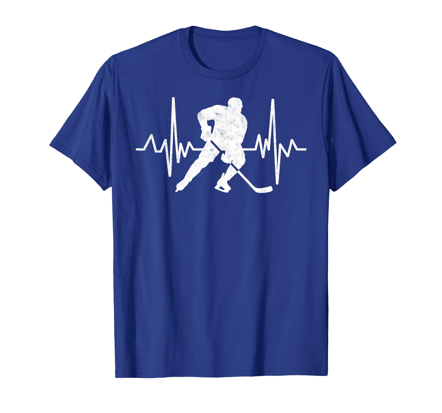 Funny Ice Hockey Player Goalie Heartbeat Hockey Fan Tee T-Shirt