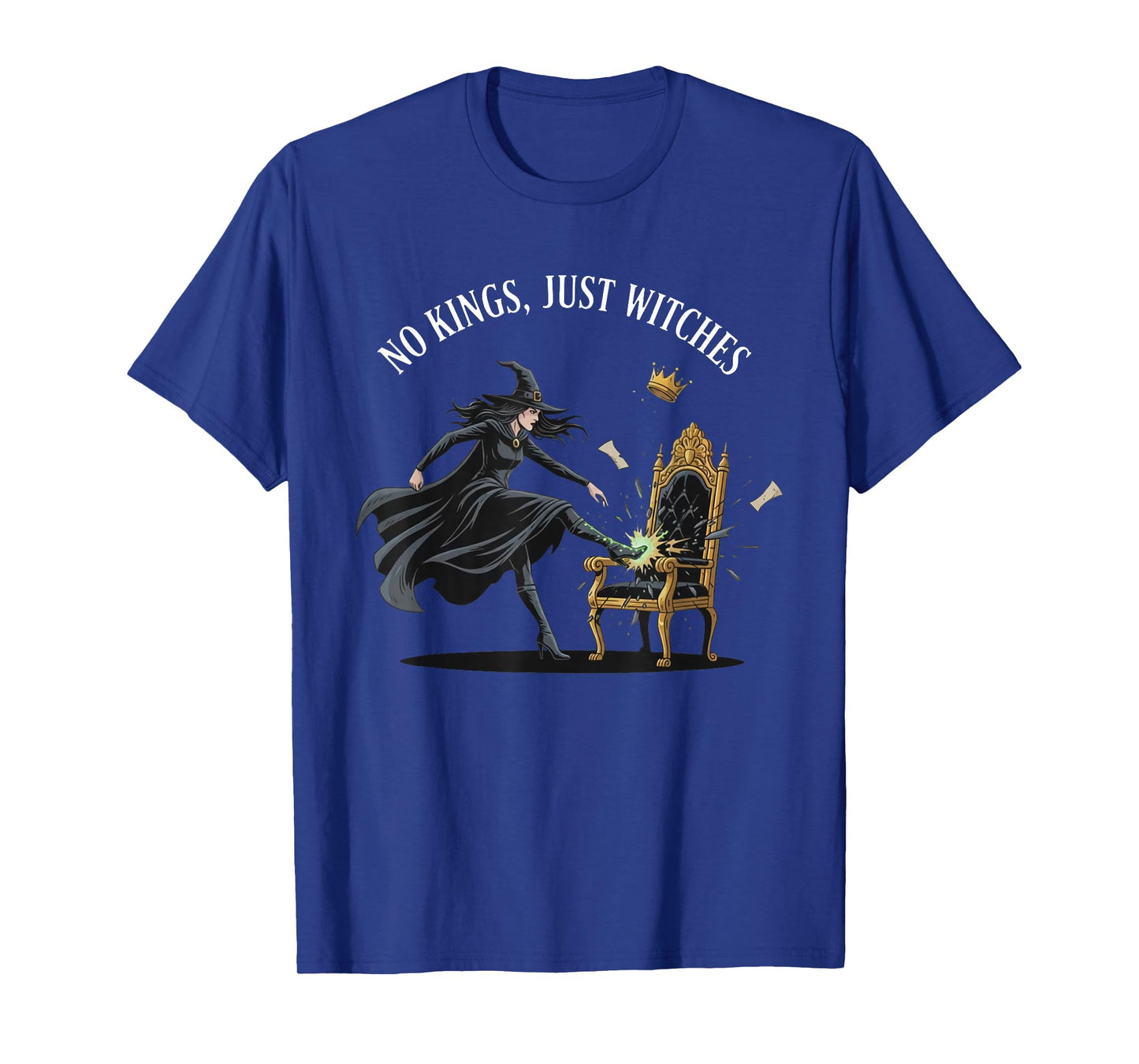 No Kings Just Witches Funny Witchcore Halloween Art T-Shirt