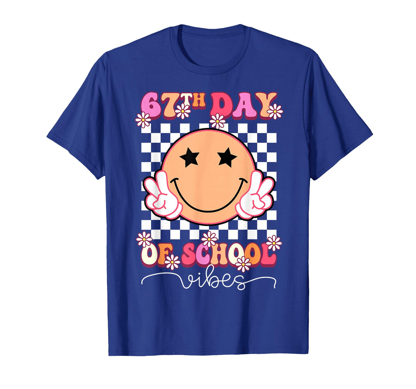 67th Day of School Vibes Funny Six Seven 67 Meme Slang T-Shirt