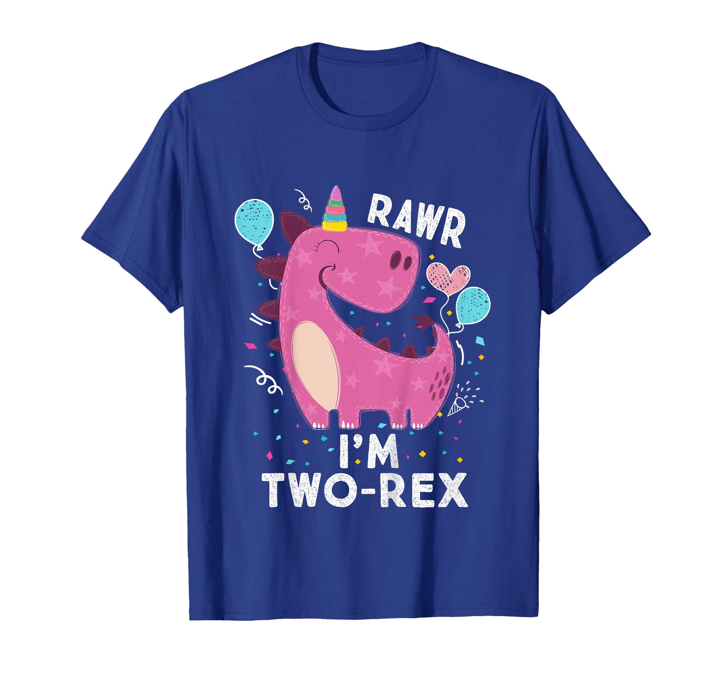 Rawr I'm Two-Rex 2nd Birthday Gifts 2 Year Old Dinosaur T-Shirt