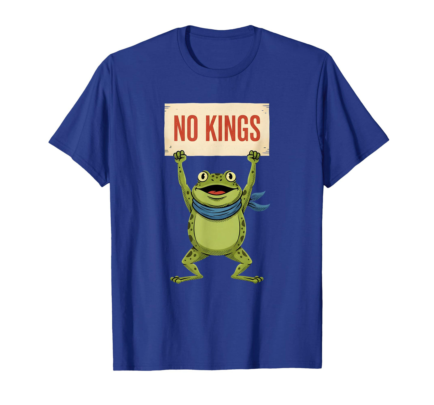 Frog Protest No Kings in America Democracy Patriotic Frog T-Shirt