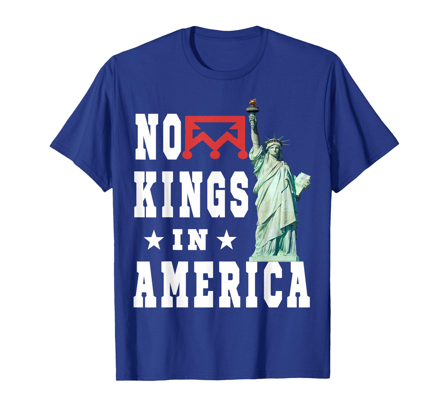 no Kings in America Flag Protest Save Democracy T-Shirt
