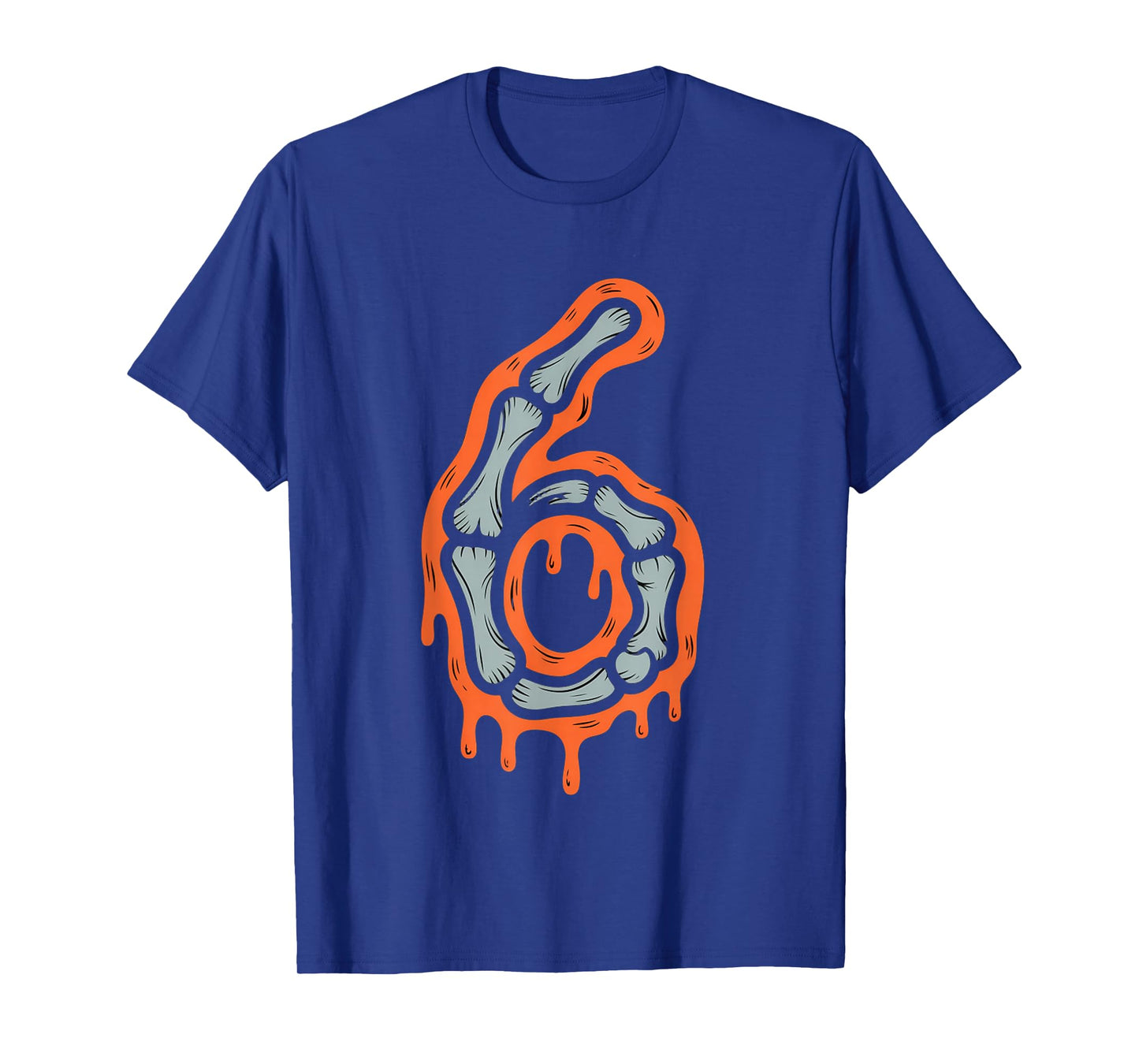 Six Seven Meme 6 7 Skeleton Halloween Costume Couple T-Shirt