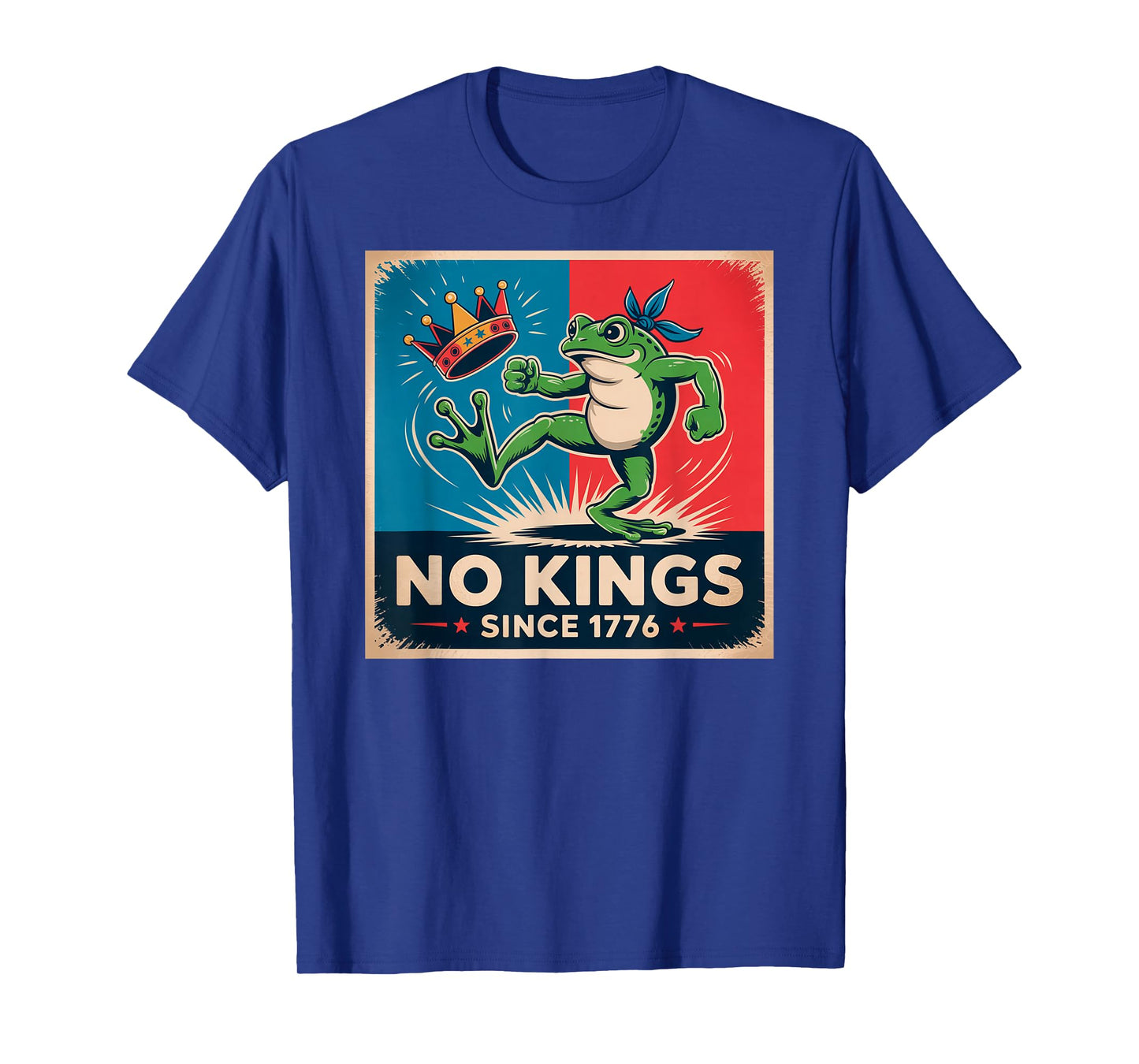 Frog No Kings Shirt Men Women No Kings Since 1776 T-Shirt