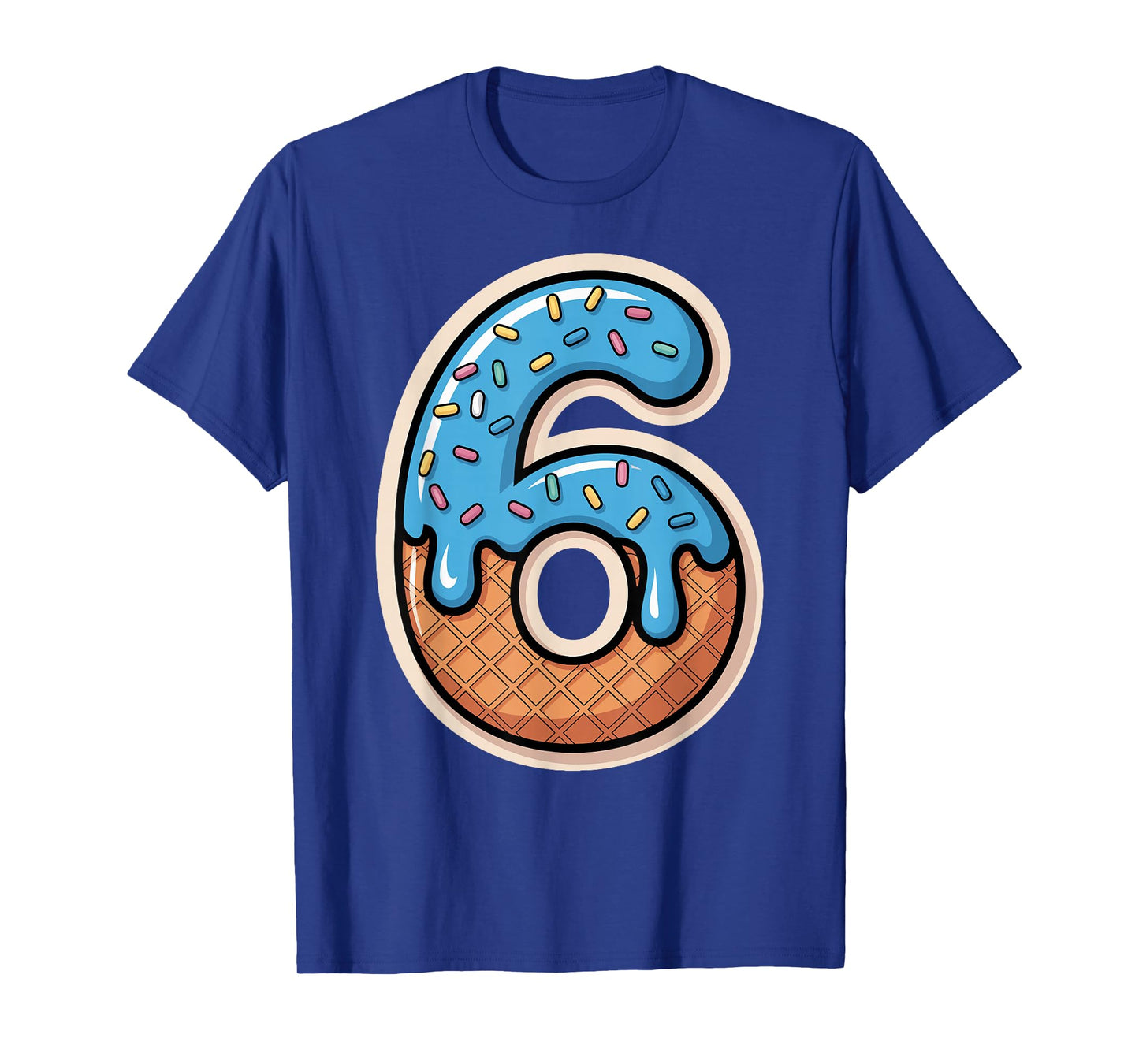 67 Halloween Costume Duo Matching Number 6 and 7 Ice Cream T-Shirt
