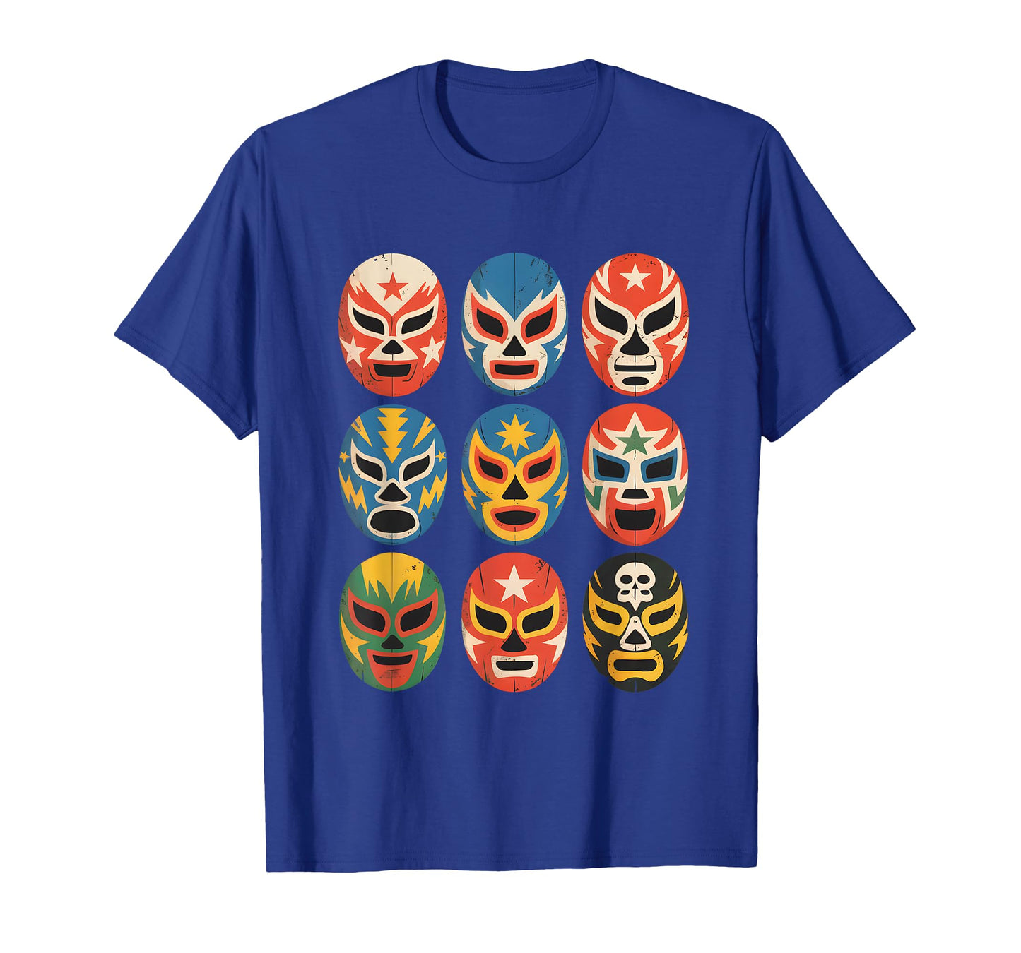 Lucha Libre Wrestling Masks Funny Mexican Wrestler Fan T-Shirt