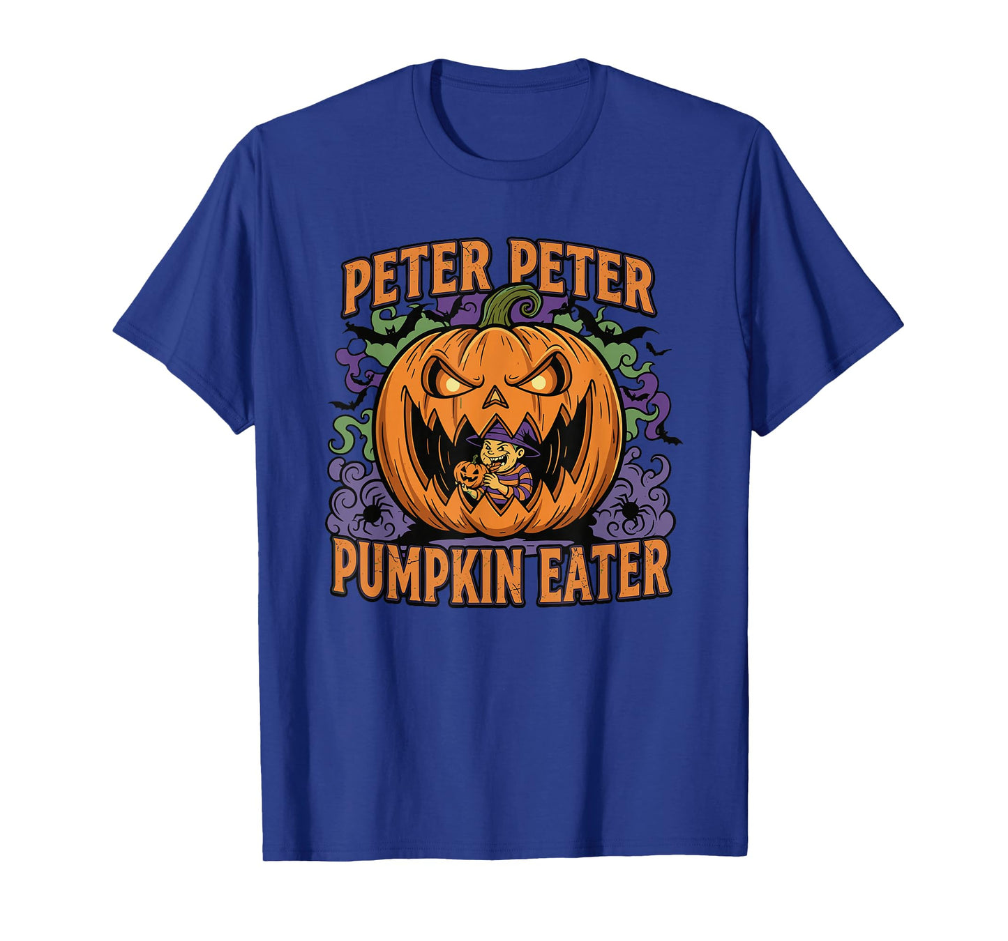 Scary Peter Pumpkin Eater Halloween Jack O Lantern T-Shirt