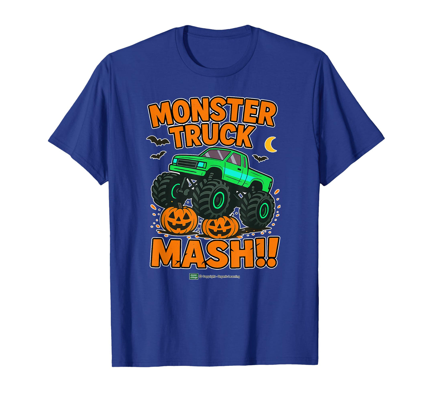 Kids Halloween Monster Truck Mash Spooky Fun for Toddlers T-Shirt