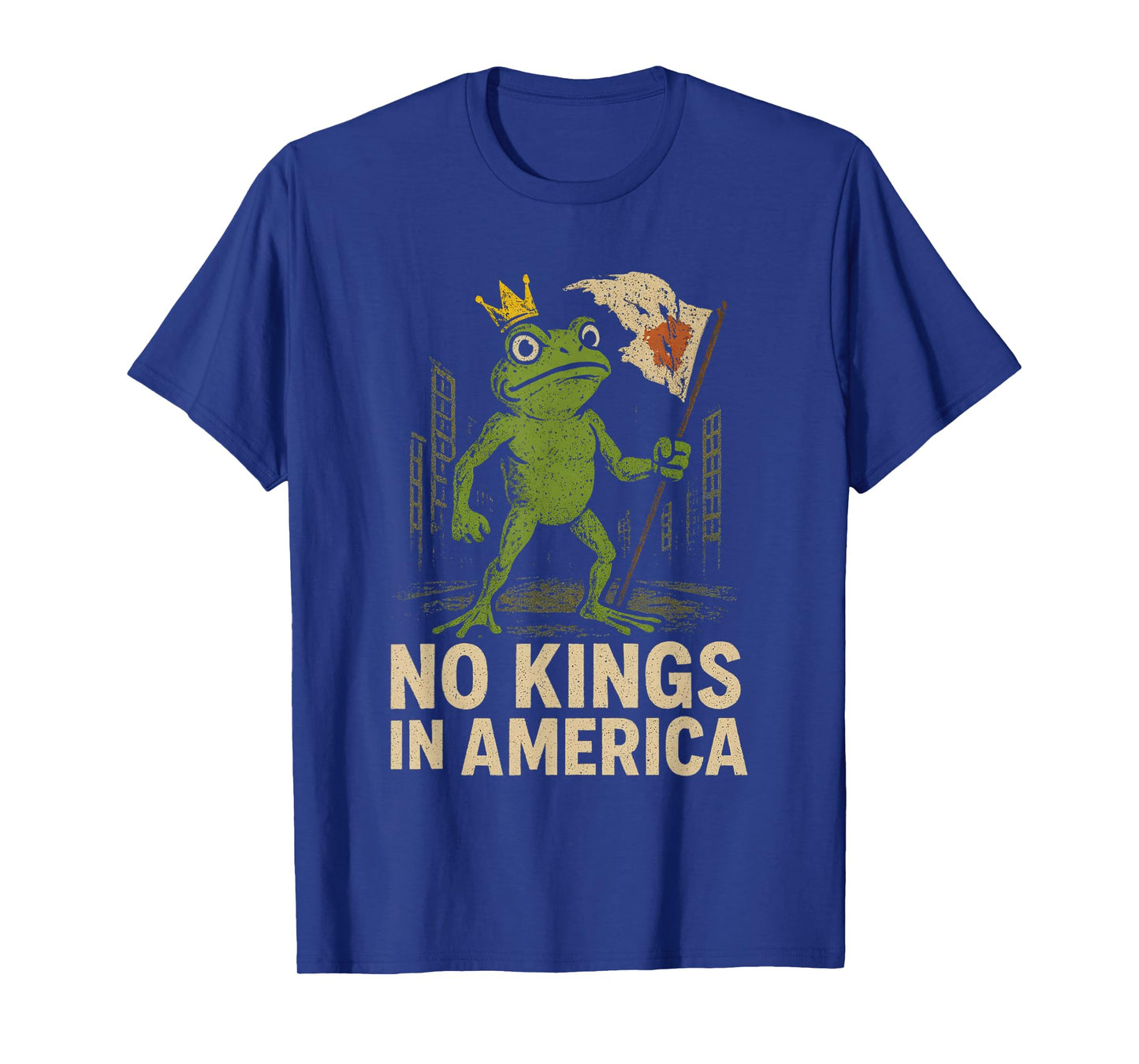 Frog No Kings Shirt Men Women No Kings in America T-Shirt