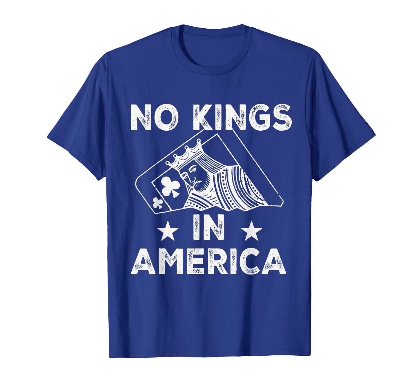 No Kings Playing Card Statement Design T-Shirt