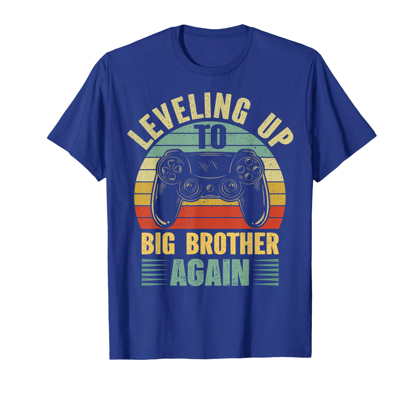 Leveling Up To Big Bro Again Vintage Gift Big Brother Again T-Shirt