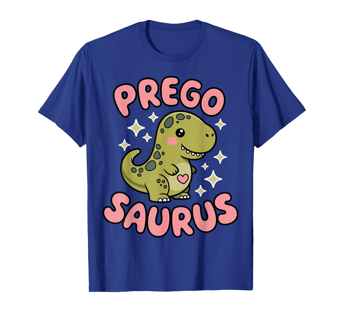 Pregosaurus Cute Retro Mommy Dinosaur Pregnancy Announcement T-Shirt