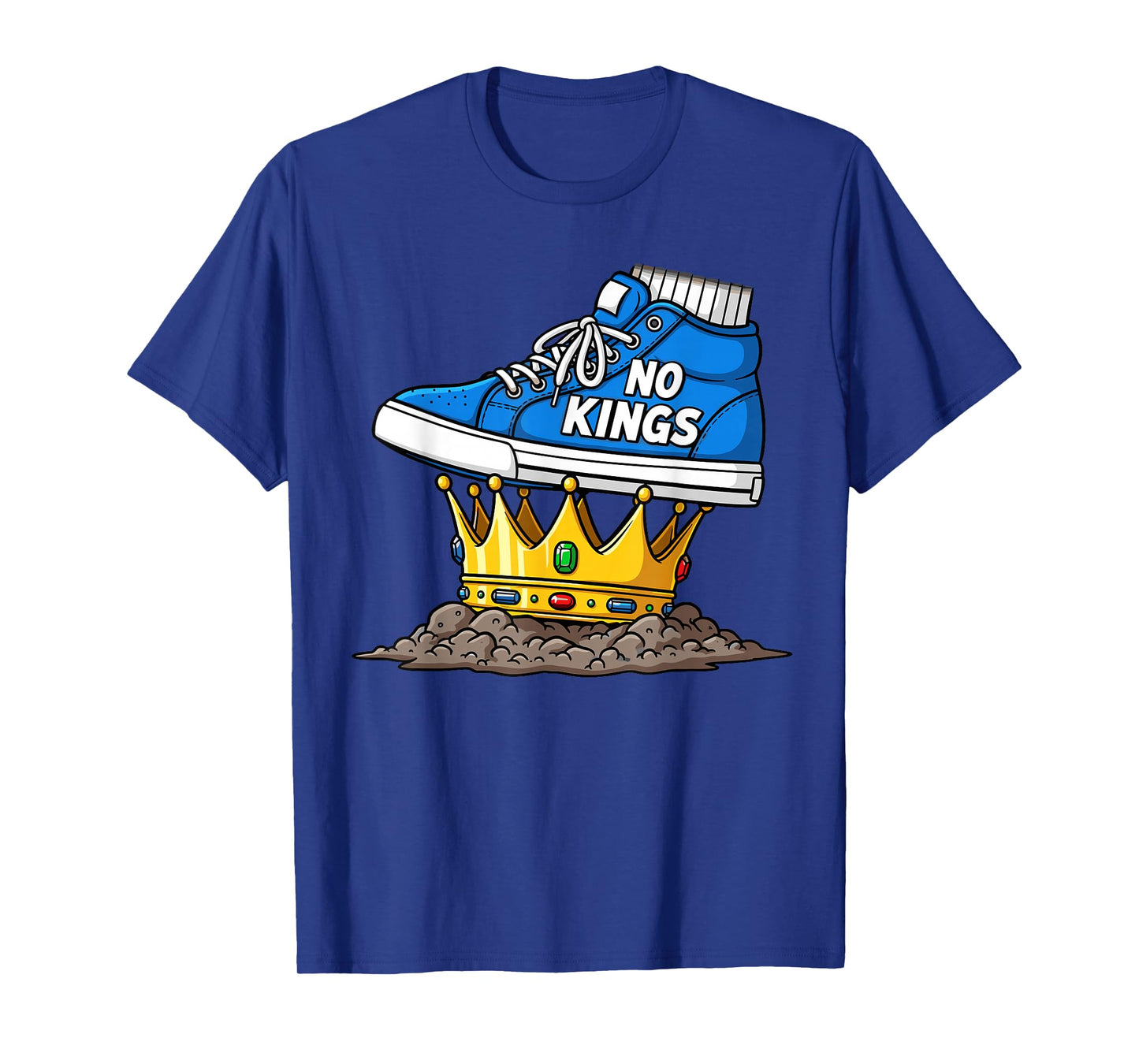 No Kings Shoe On Crown T-Shirt