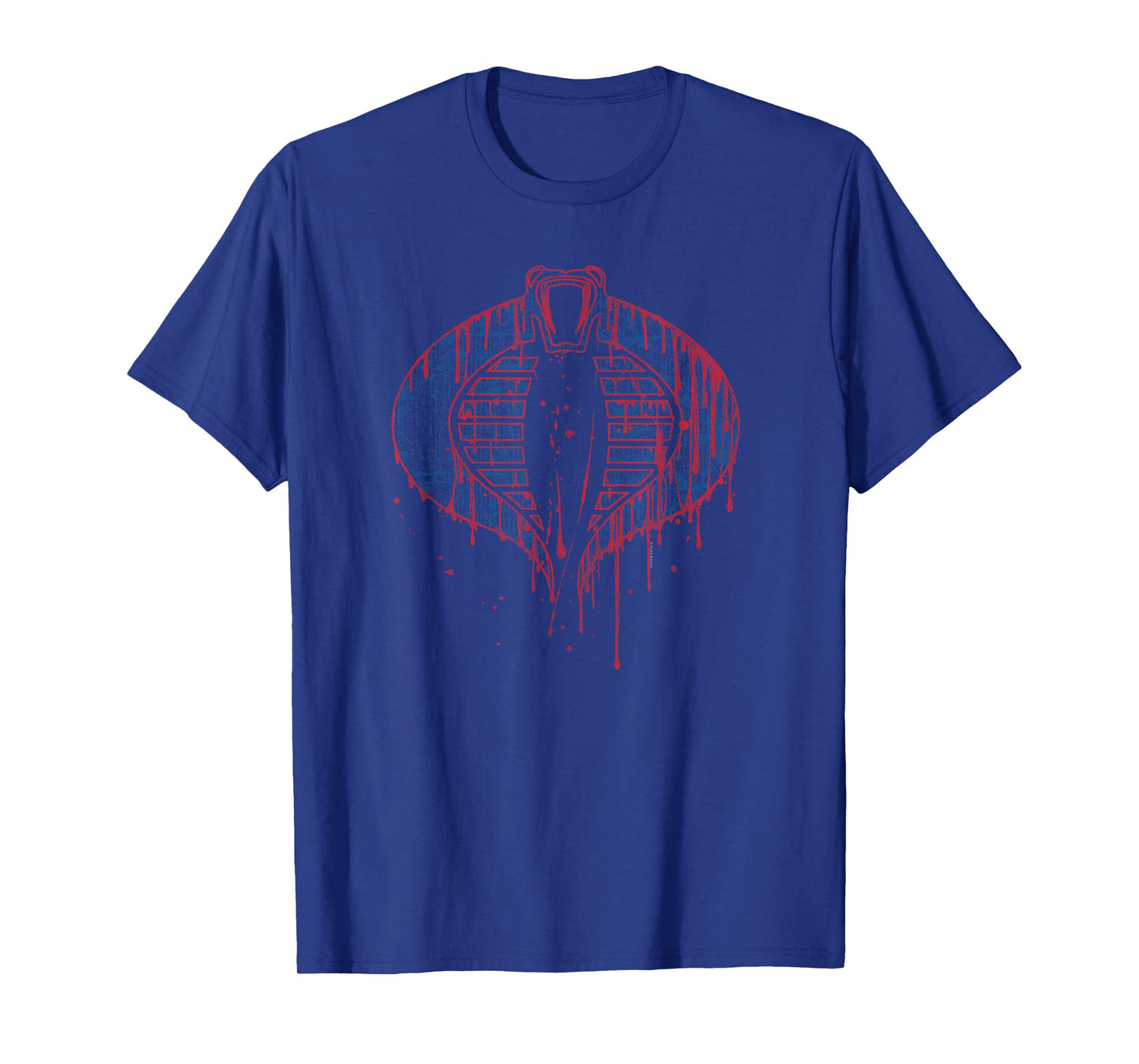G.I. Joe A Real American Hero Cobra Outline Dripping Logo T-Shirt