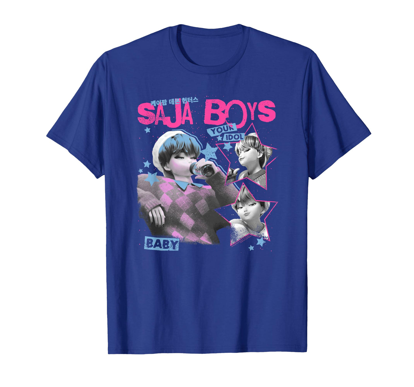 Kpop Demon Hunters Halloween Saja Boys Your Idol Baby T-Shirt