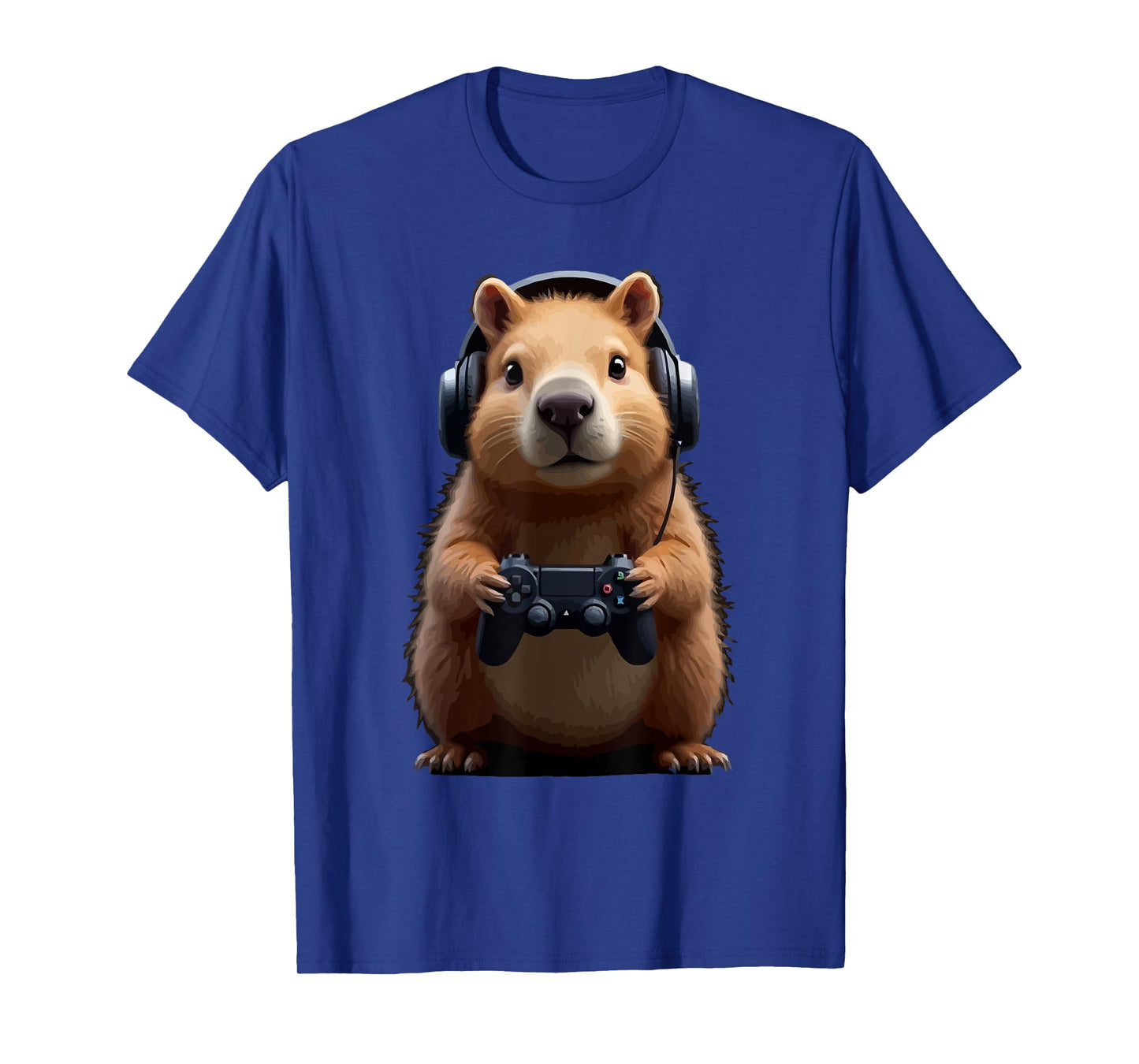 Funny Gamer Capybara Design Capybara Gaming T-Shirt