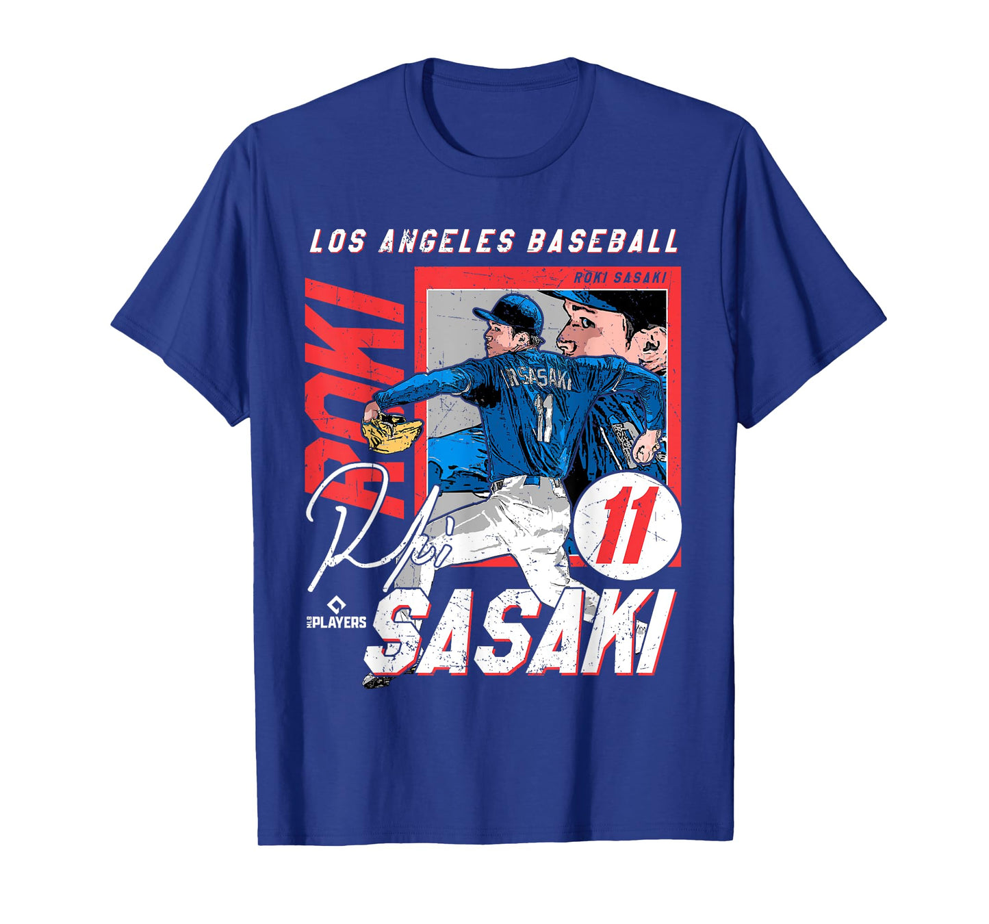 Roki Sasaki | Los Angeles D MLB Baseball Players |MLBROS204M T-Shirt