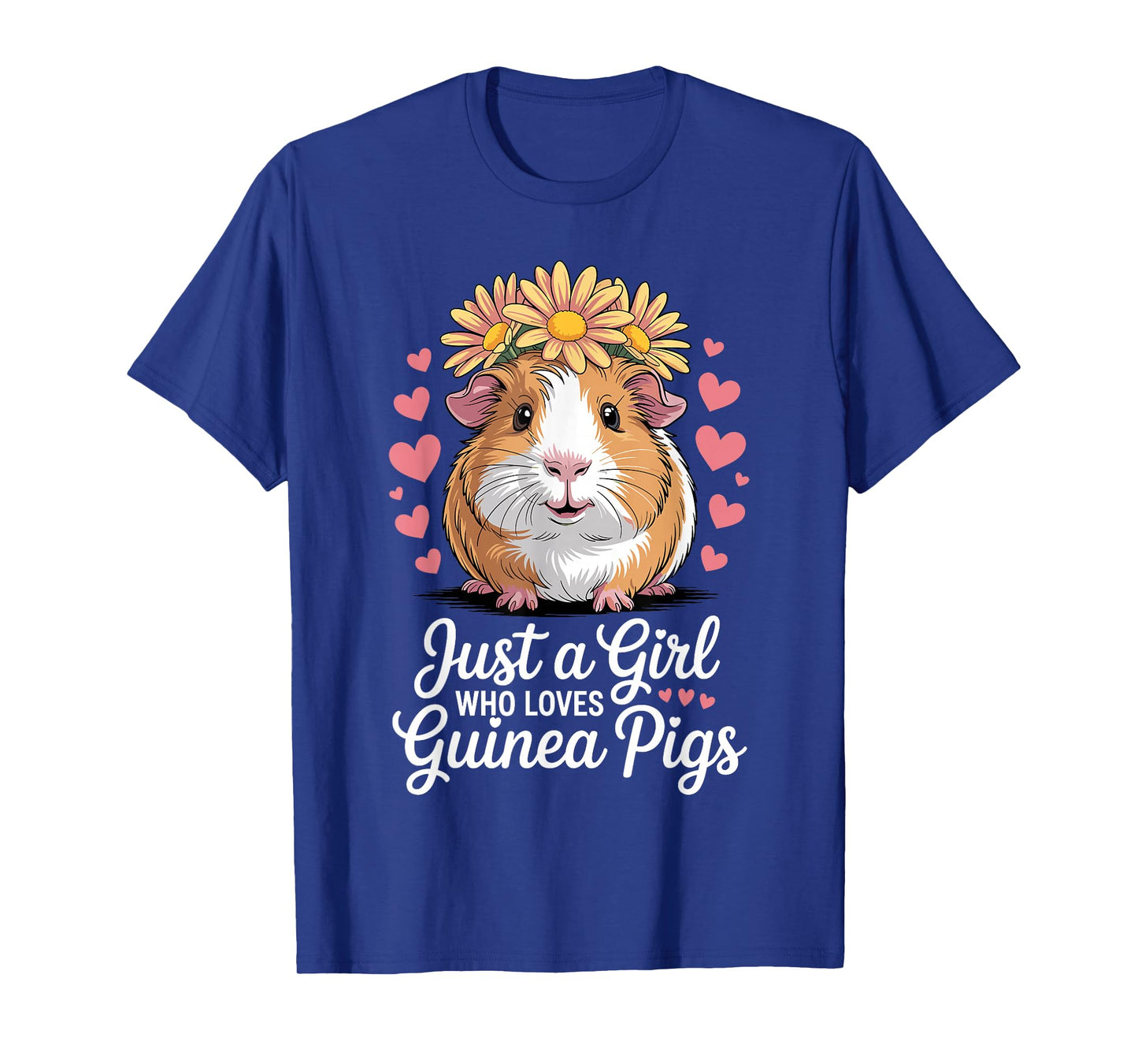 Funny Guinea Pig Costume for Women Girls Guinea Pig Lover T-Shirt