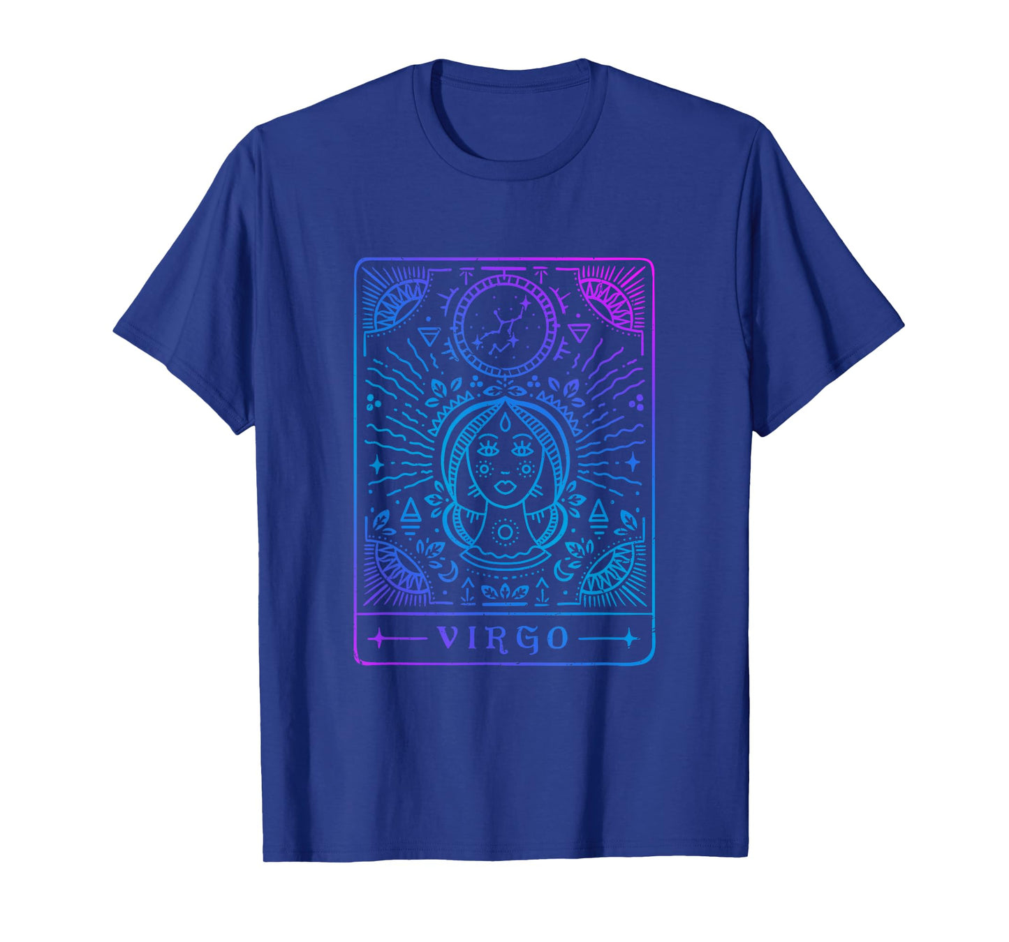 Virgo Hand-Drawn Horoscope Art / Astrology & Zodiac Sign T-Shirt