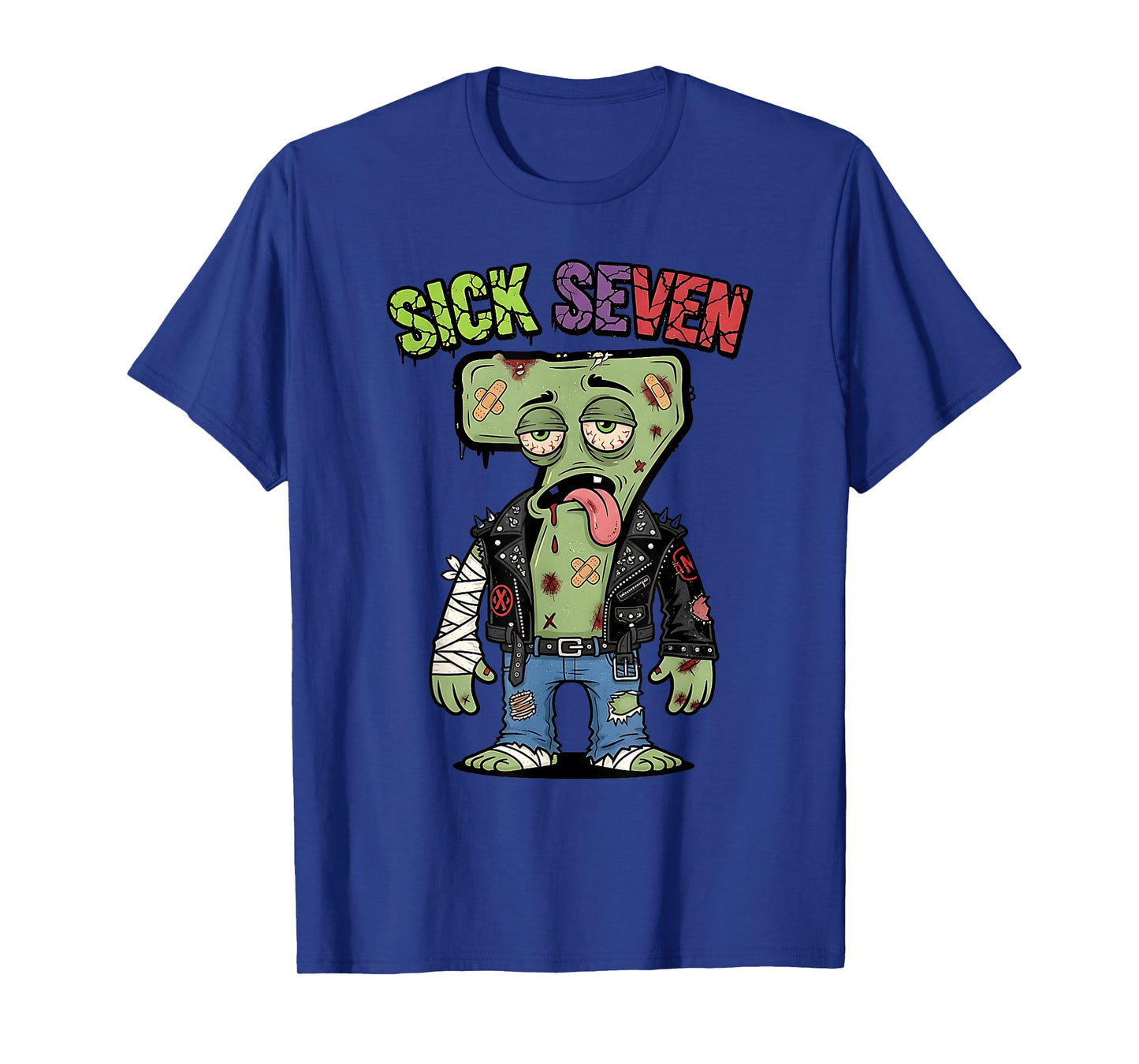 67 Funny Zombie Six Seven Humor Meme Brainrot Sick Seven T-Shirt