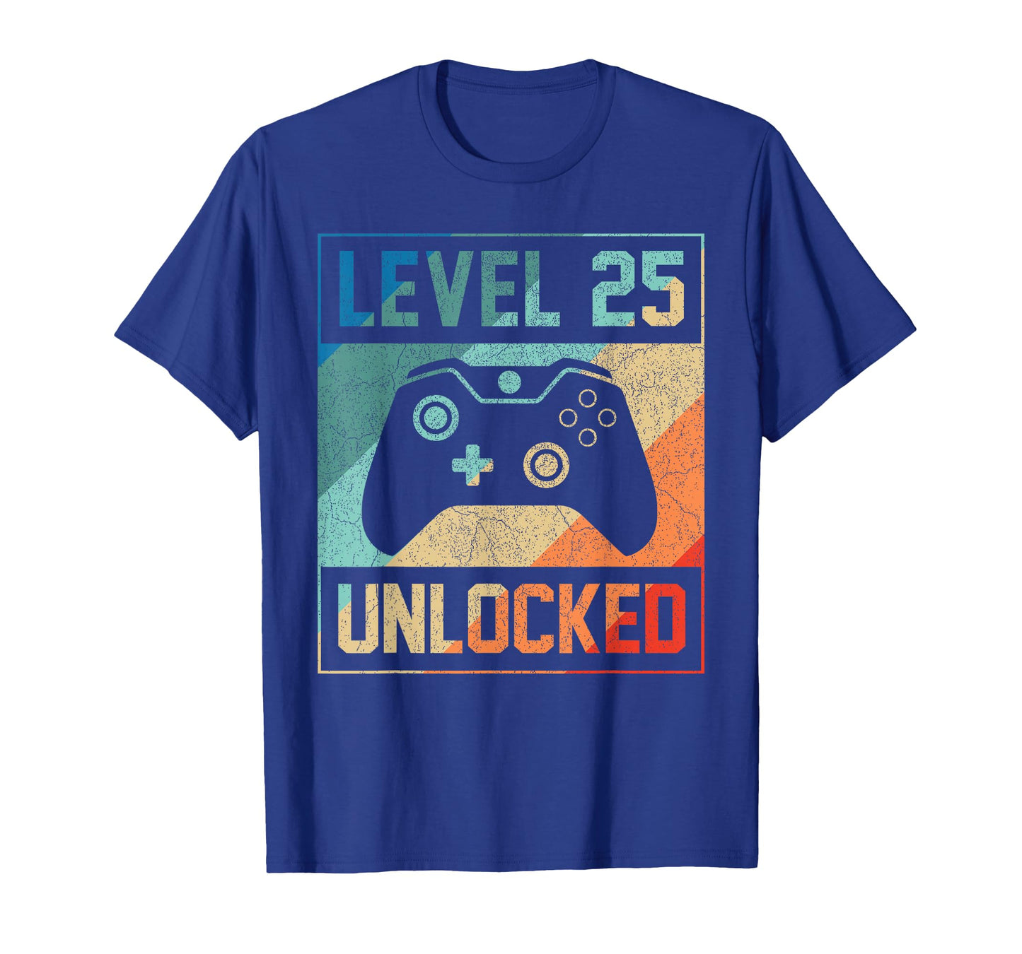 Level 25 Unlocked Video Gamer 25th Birthday Gifts T-Shirt