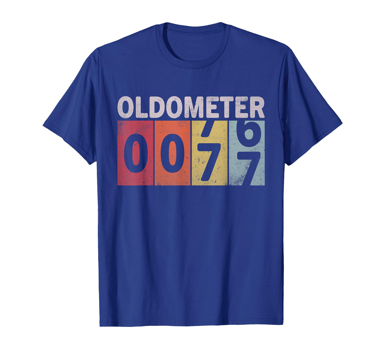Oldometer 76-77 Funny 77 Years Old Birthday T-Shirt