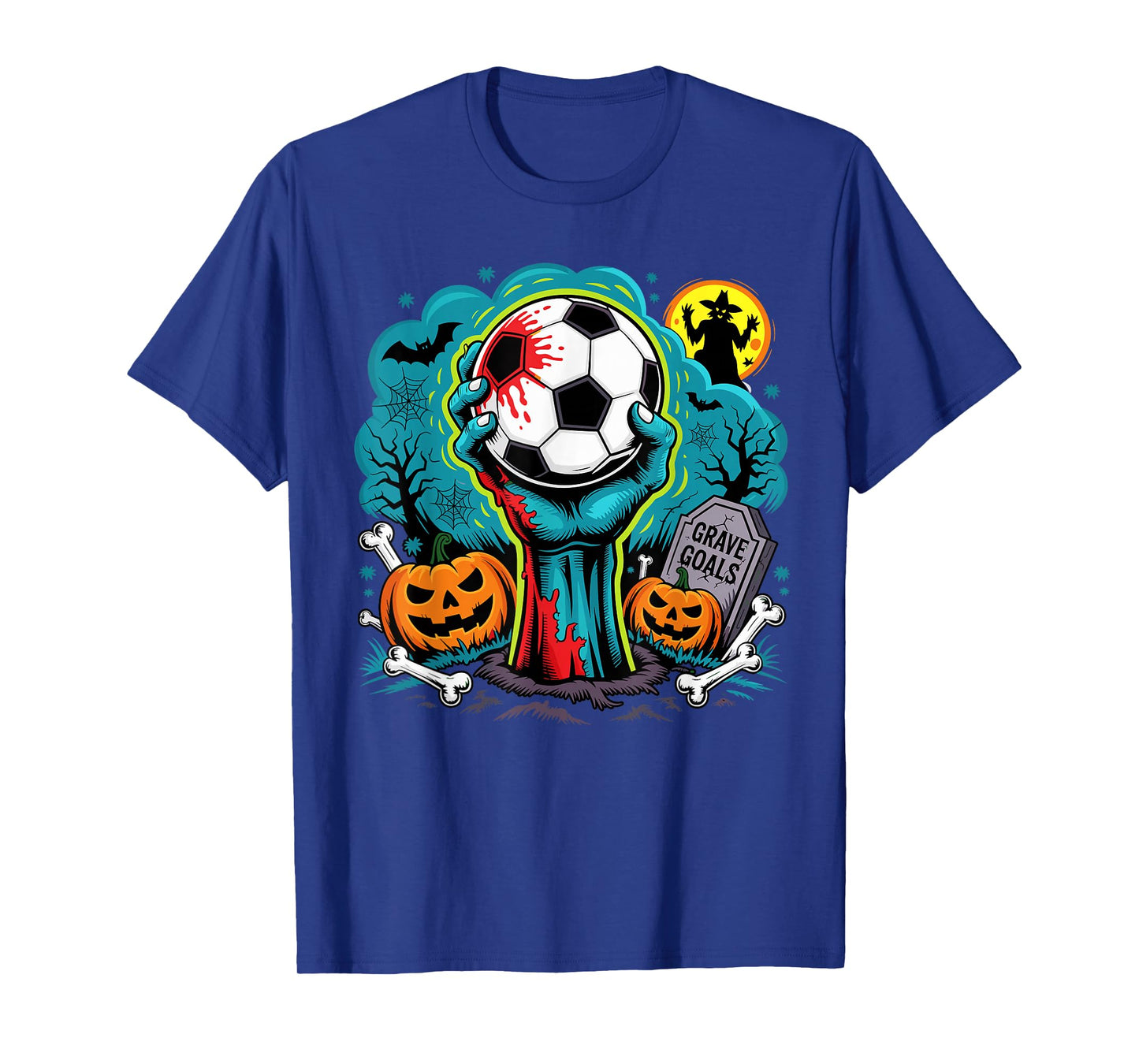 Grave Goals Zombie Soccer Halloween for Soccer Players T-Shirt