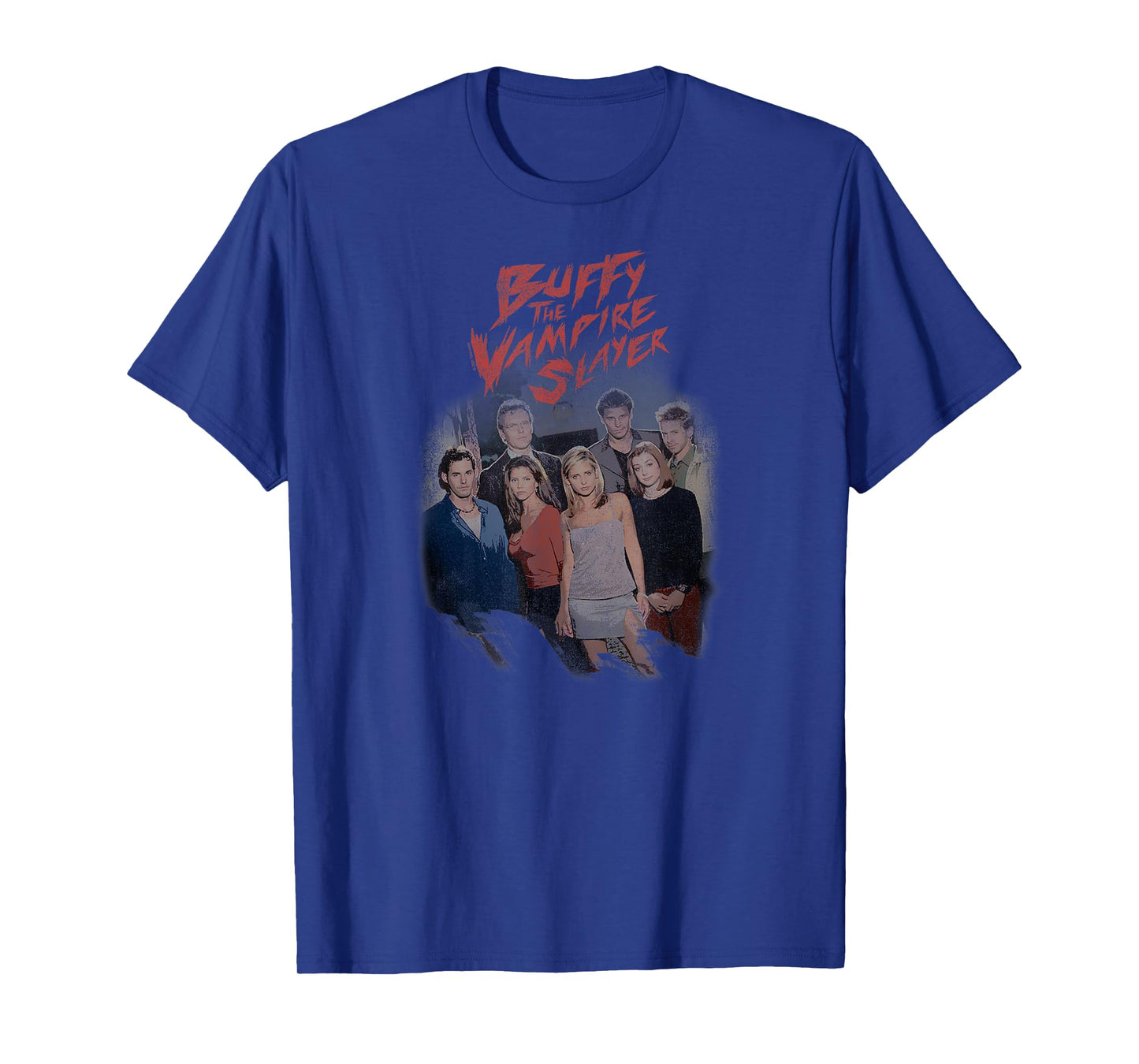 Buffy the Vampire Slayer Distressed Group Photo TV Show T-Shirt