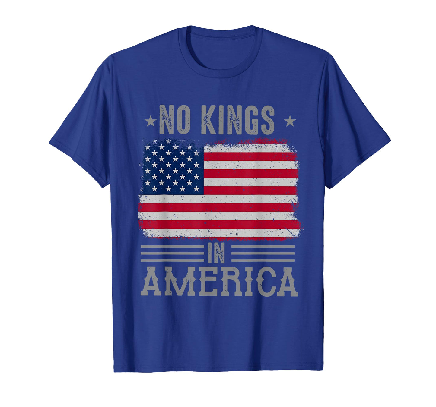 No Kings in America flag Protest Save Democracy T-Shirt