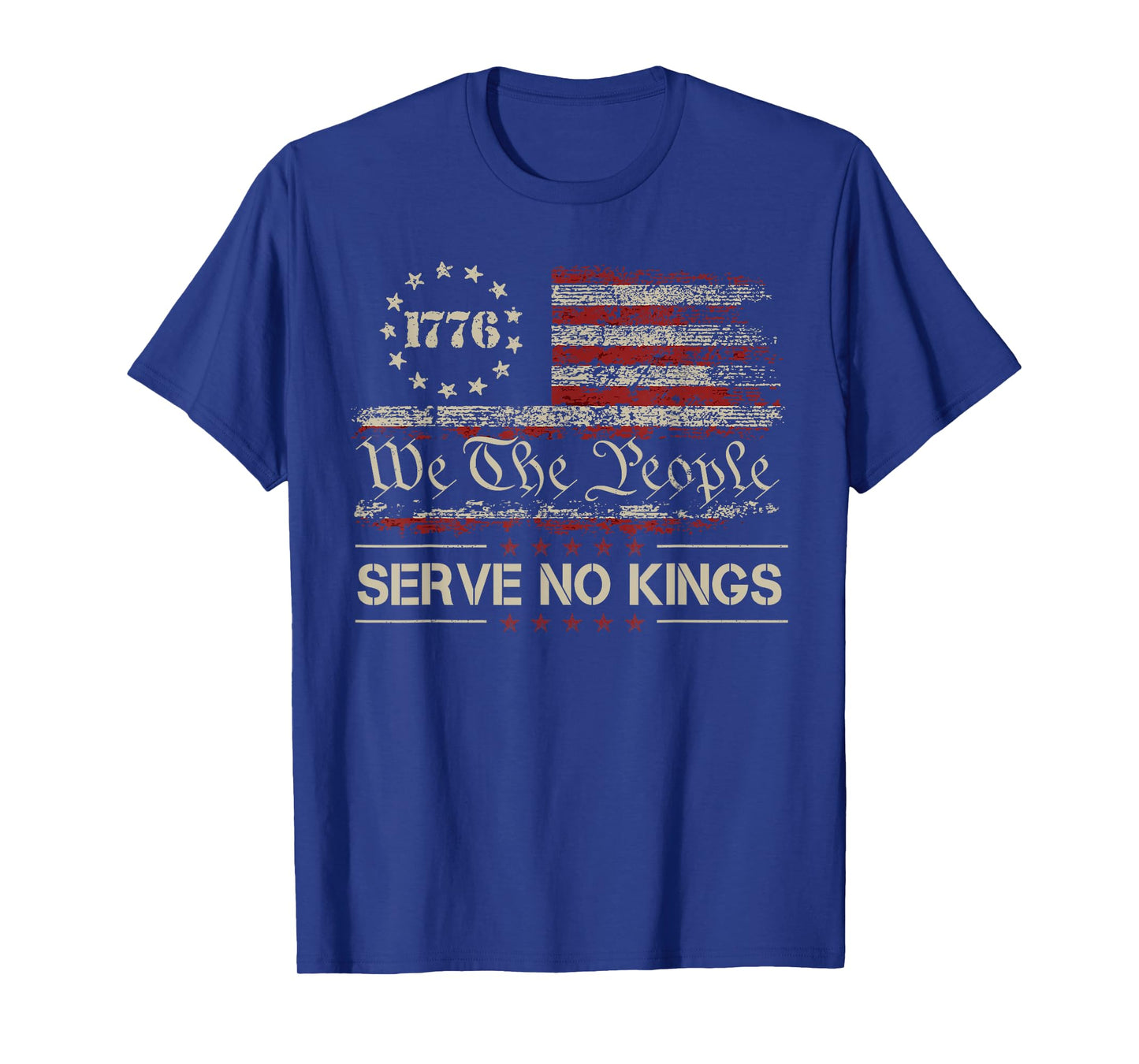 We The People Serve No Kings Patriotic Vintage T-Shirt