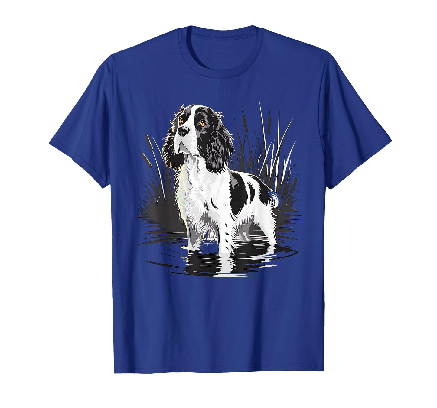 Spaniel Hunter on English Springer Spaniel Game Hunting T-Shirt