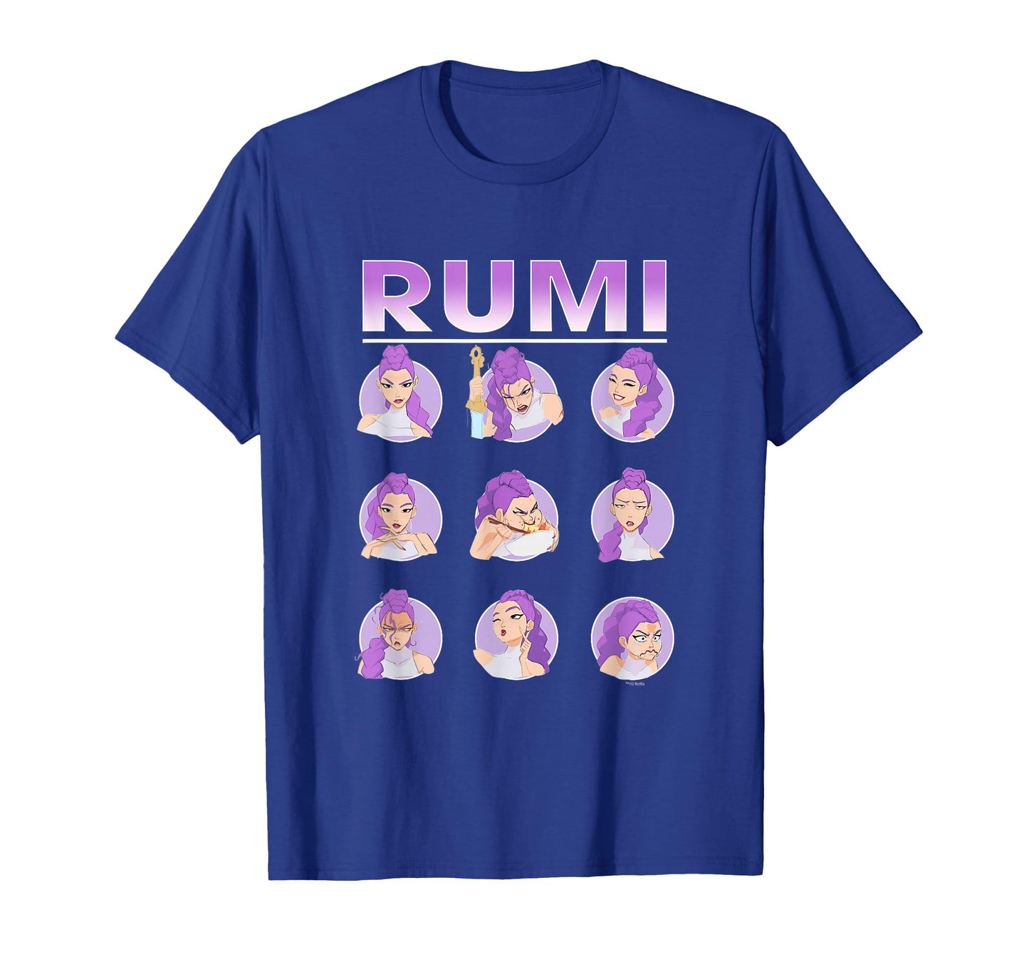 Kpop Demon Hunters Rumi Expressions T-Shirt