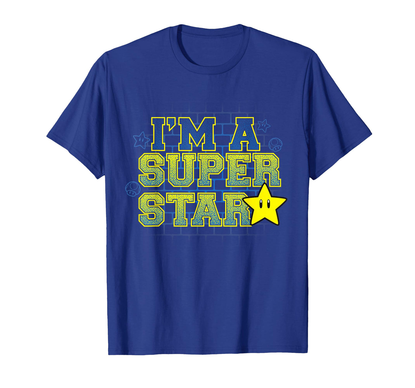 Super Mario I'm The Super Star Starman Portrait T-Shirt