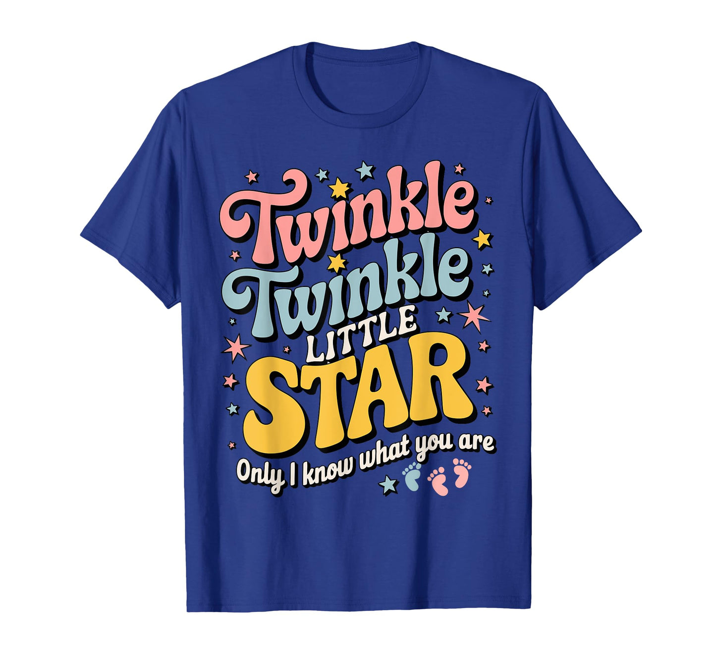 Twinkle Star Gender Keeper Baby Reveal Party Celebration T-Shirt