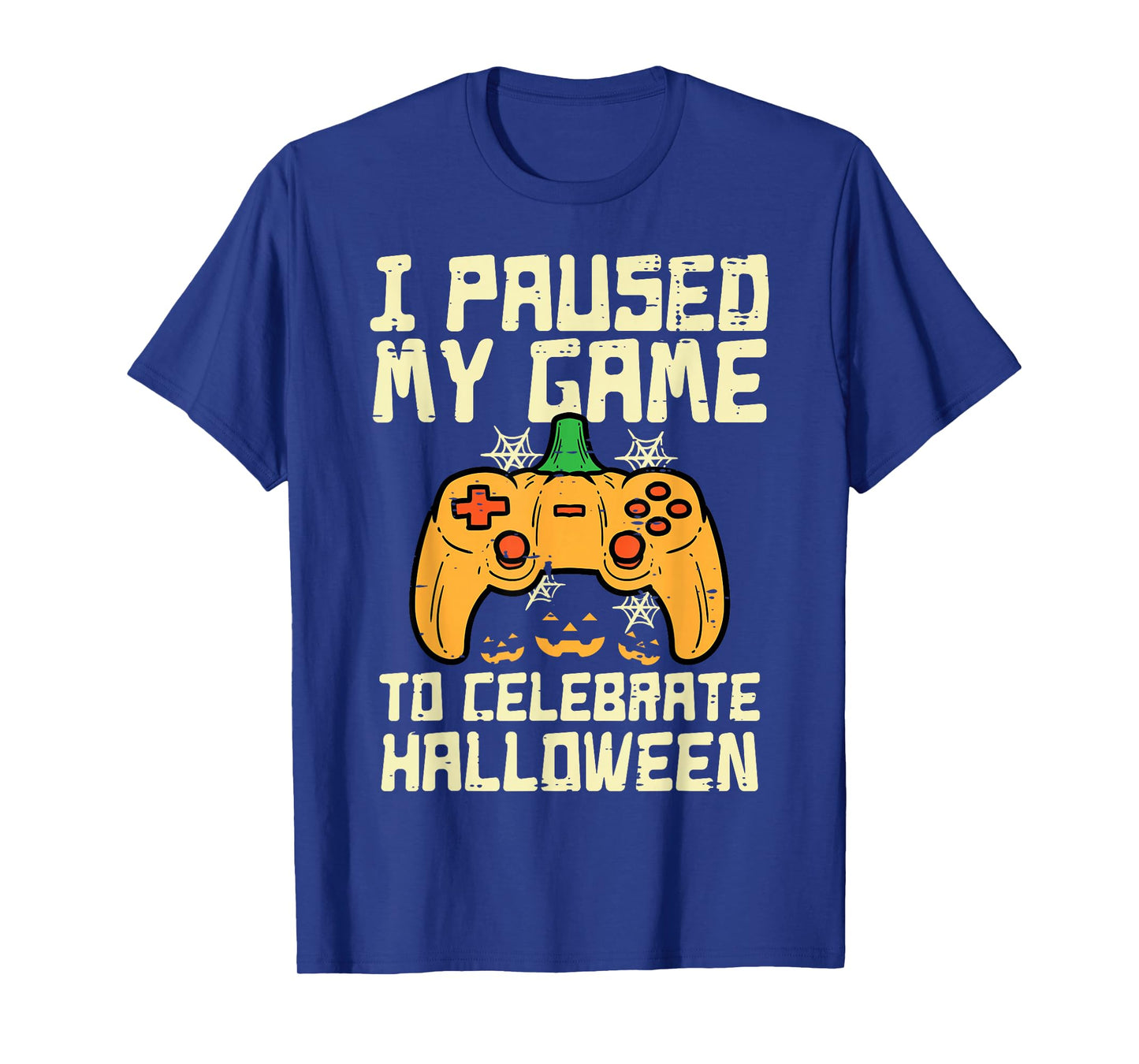 Paused My Game Halloween Gamer Gaming Costume Boys Kids Men T-Shirt