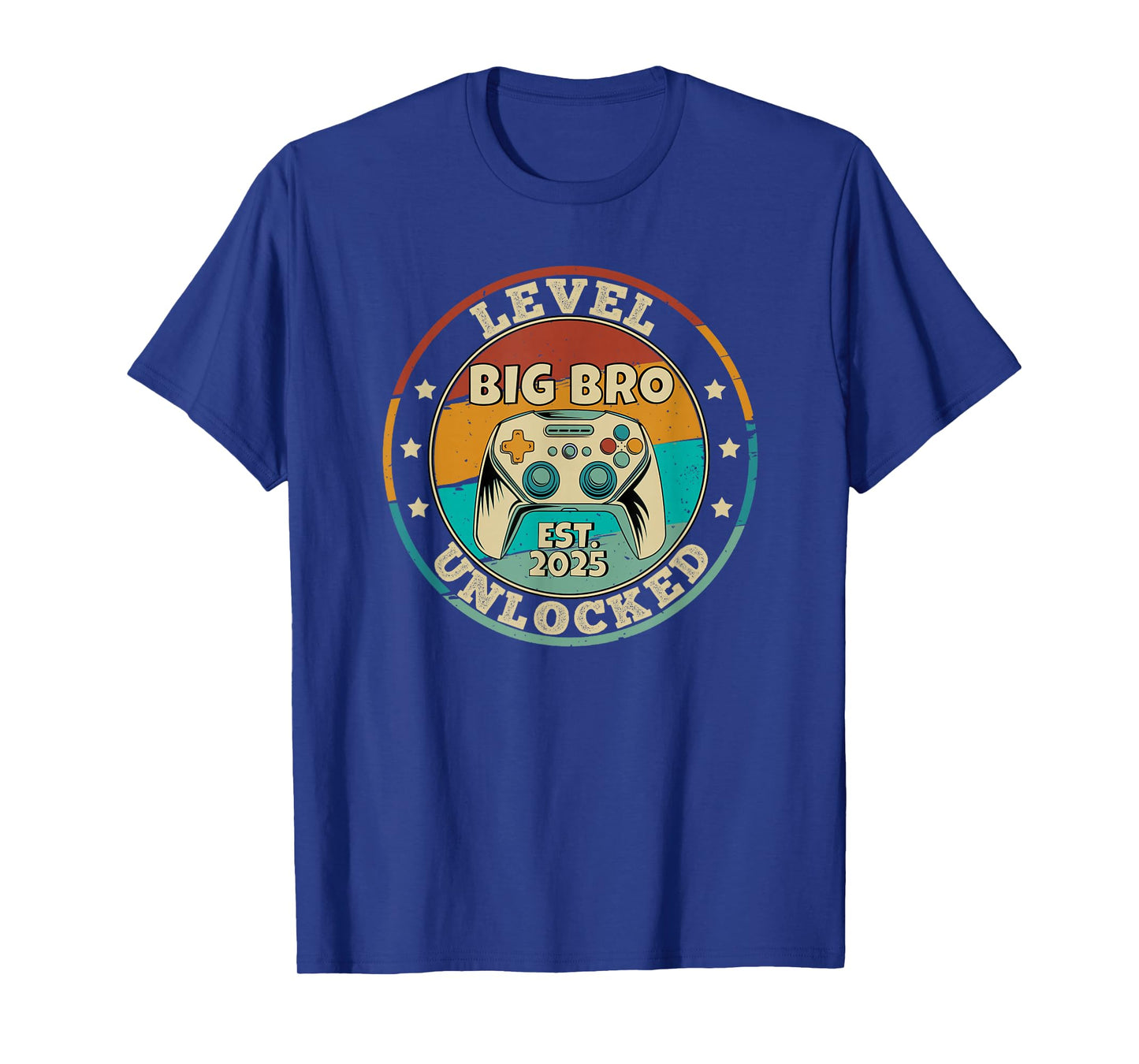 Leveling Up To Big Brother 2025 Level Unlocked Video Gamer T-Shirt