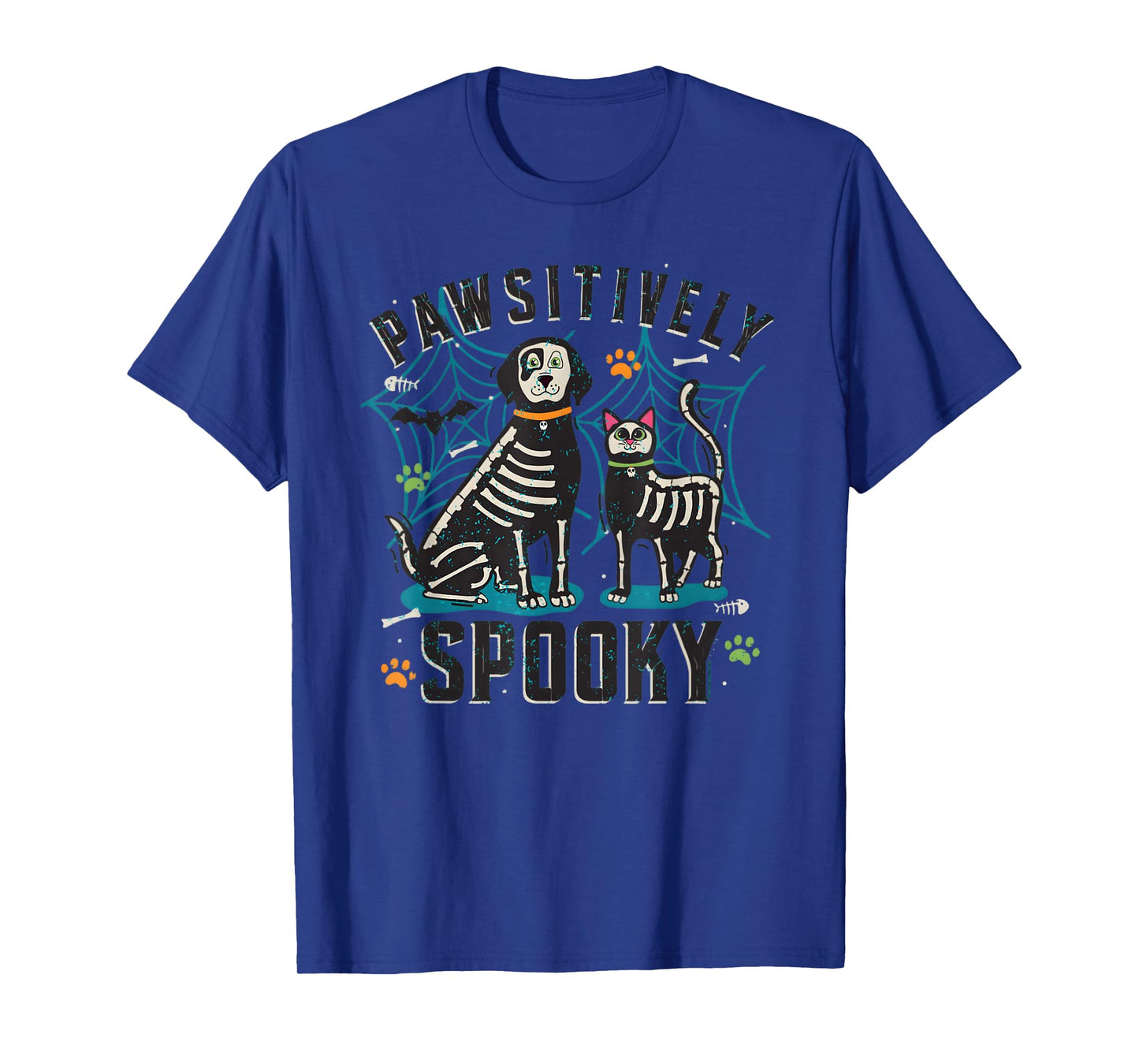 Veterinary Pawsitively Spooky Vet Tech Boo Crew Halloween T-Shirt