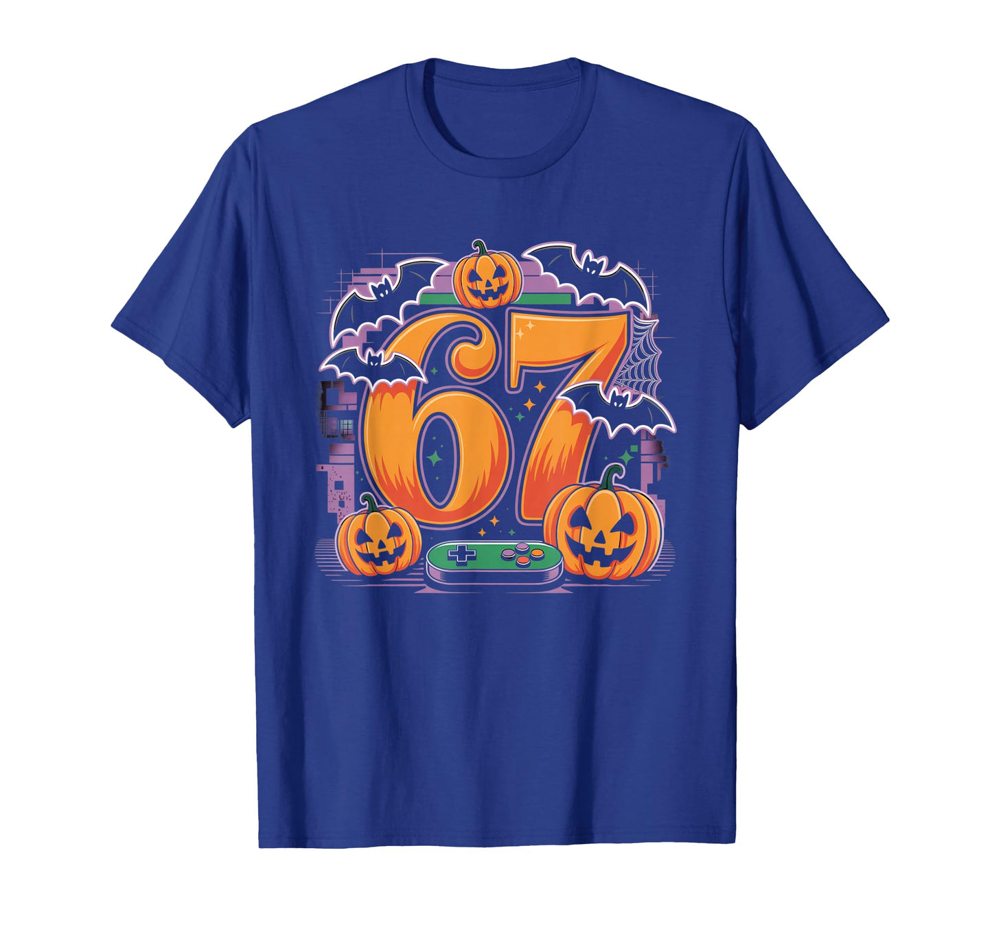 Number 6 Funny Meme Saying 6 7 Six Seven Halloween Costume T-Shirt