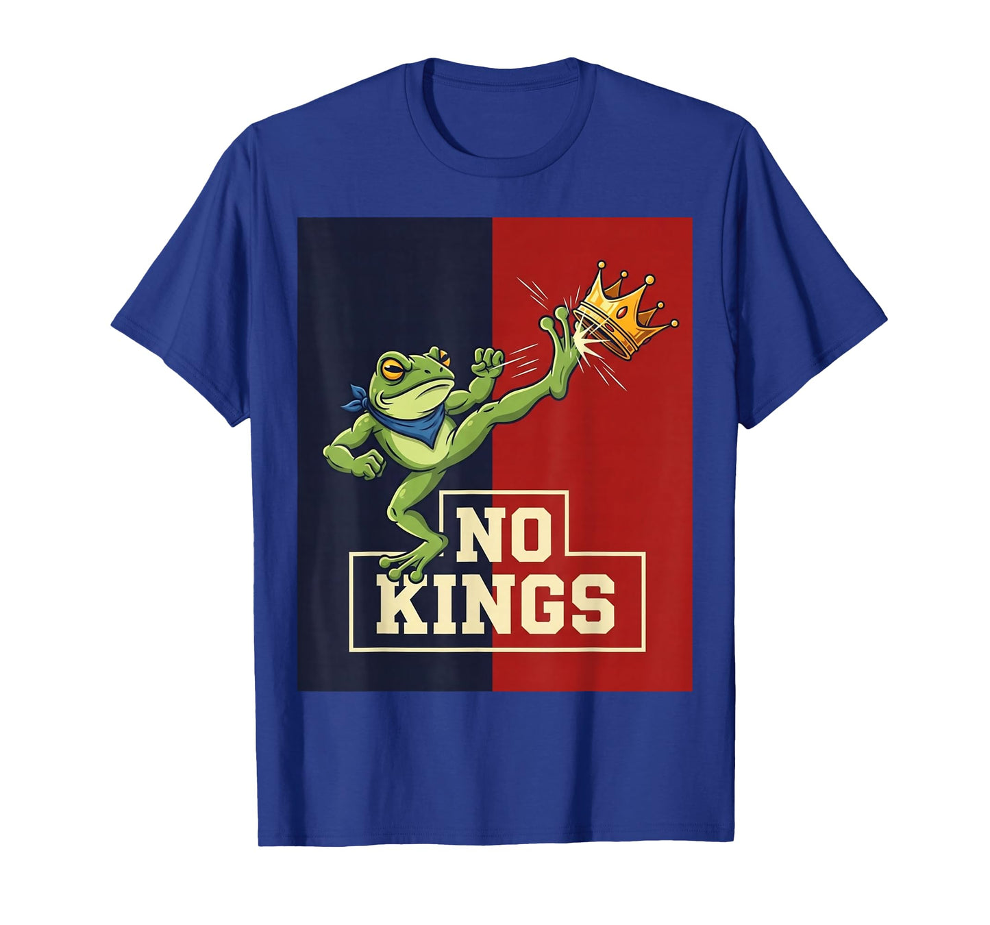 Portland Frog Protest Resist Fascism July 4th No King Design T-Shirt
