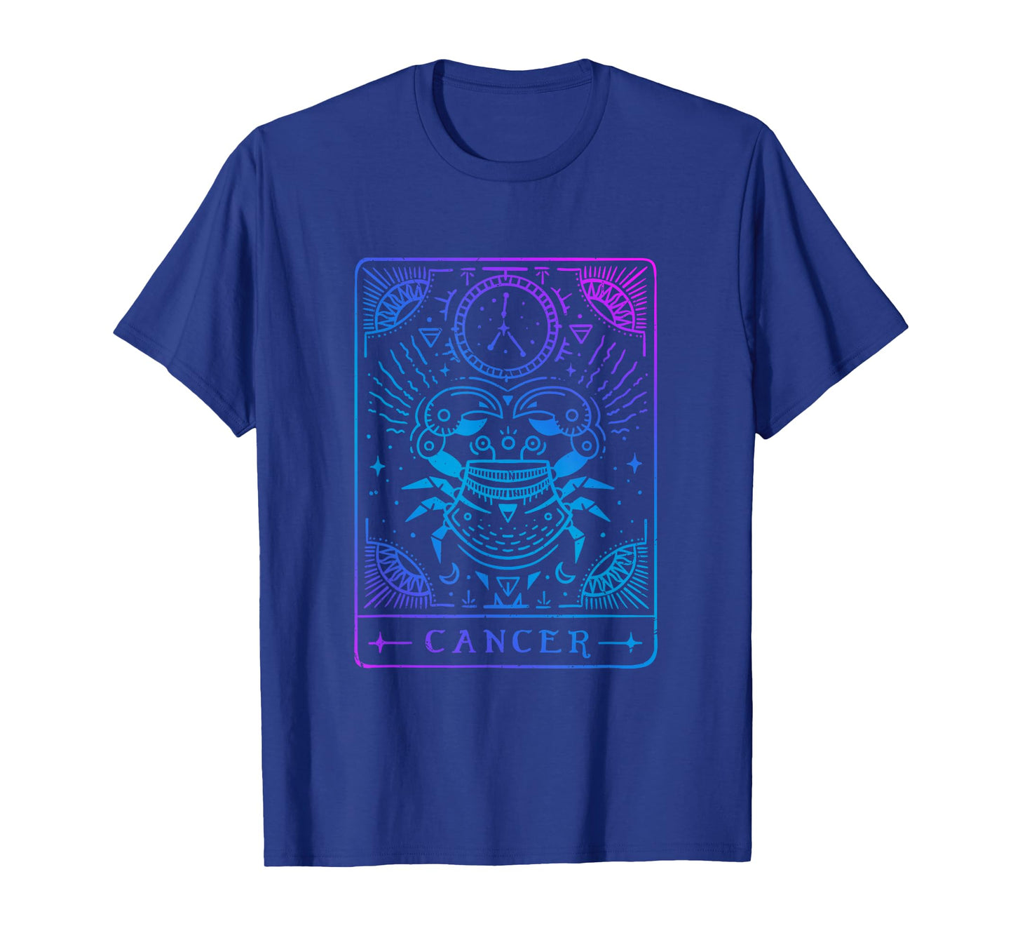 Cancer Hand-Drawn Horoscope Art / Astrology & Zodiac Sign T-Shirt