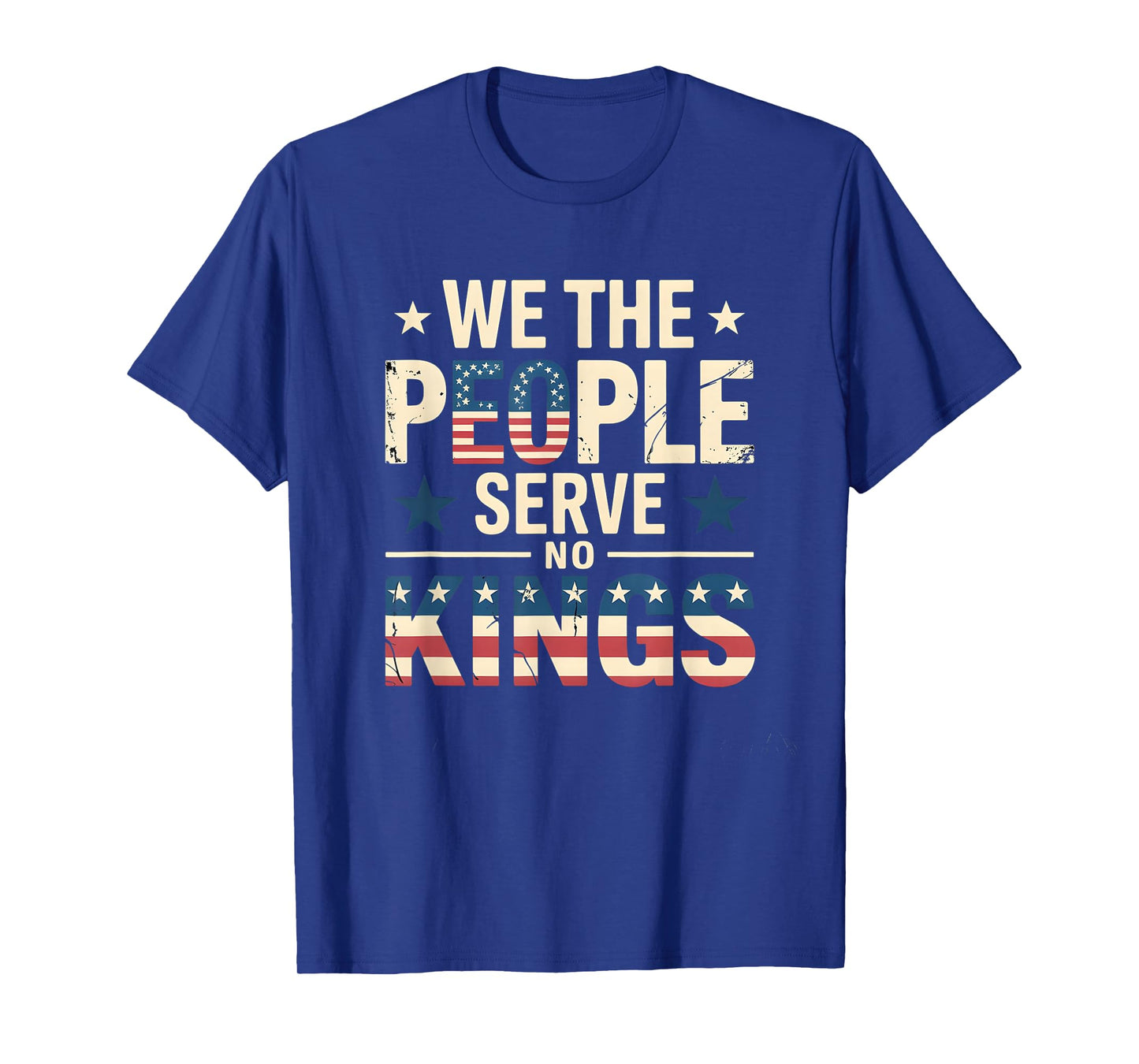 No Kings in America Democracy We The People Patriotic T-Shirt