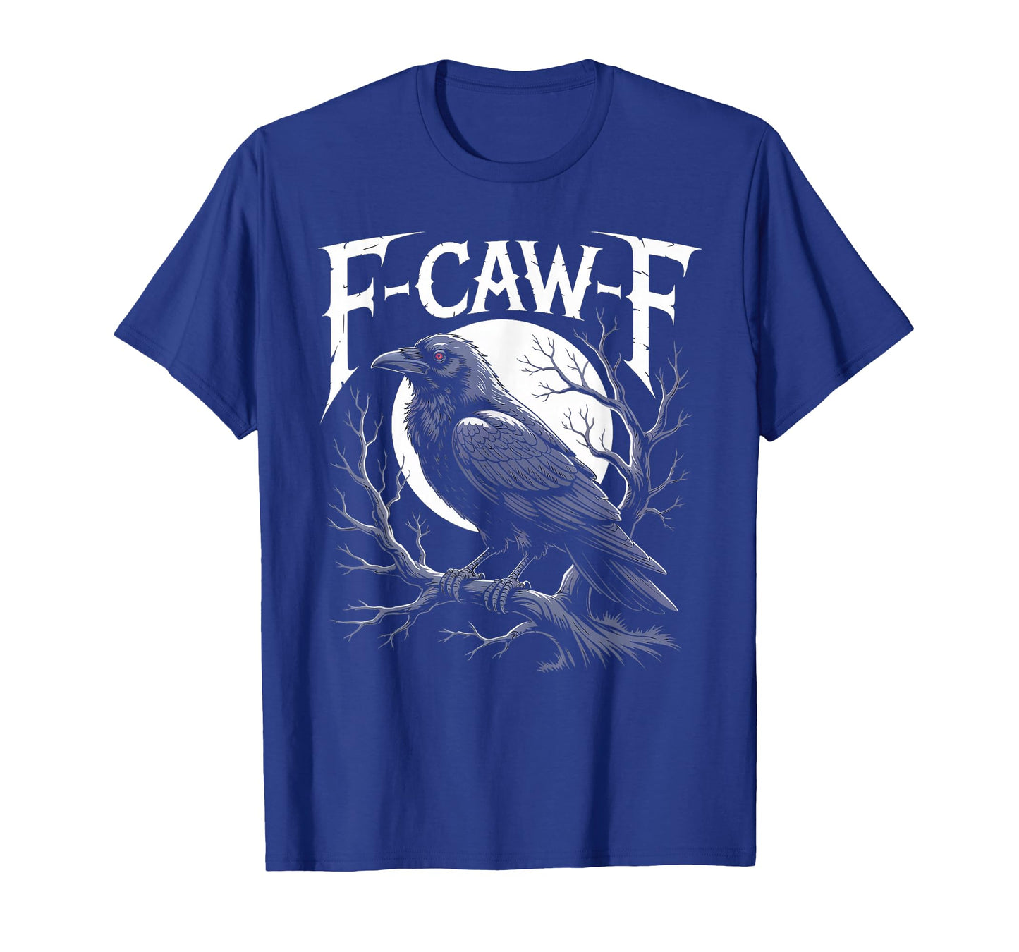Gothic Raven Moon Design – Dark Humour Artwork T-Shirt