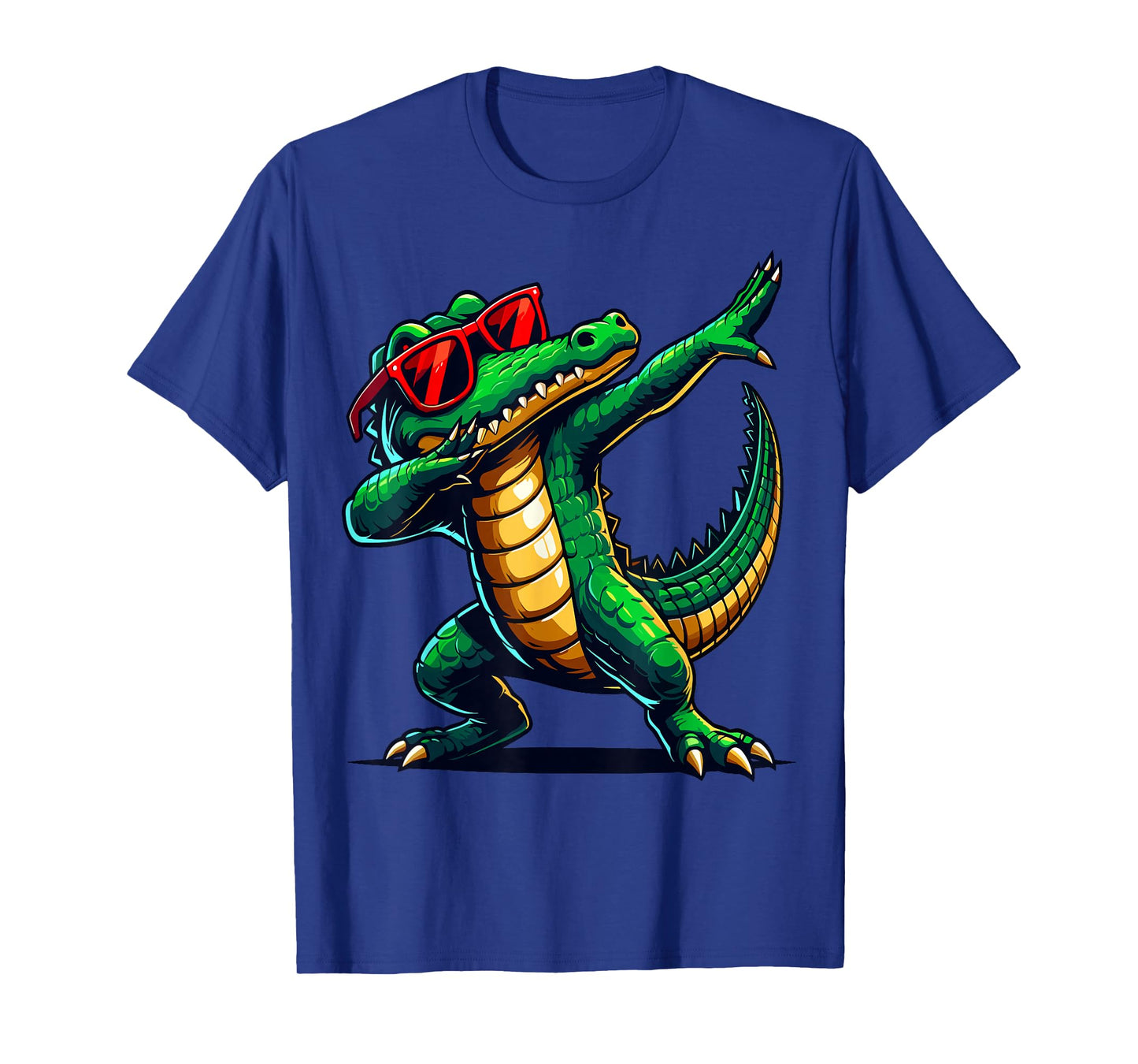 Dabbing Crocodile with Sunglasses Alligator Animal T-Shirt