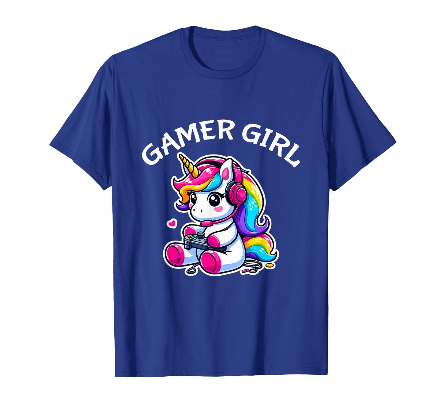 Cute Video Game Gaming Unicorn Gamer Girl T-Shirt